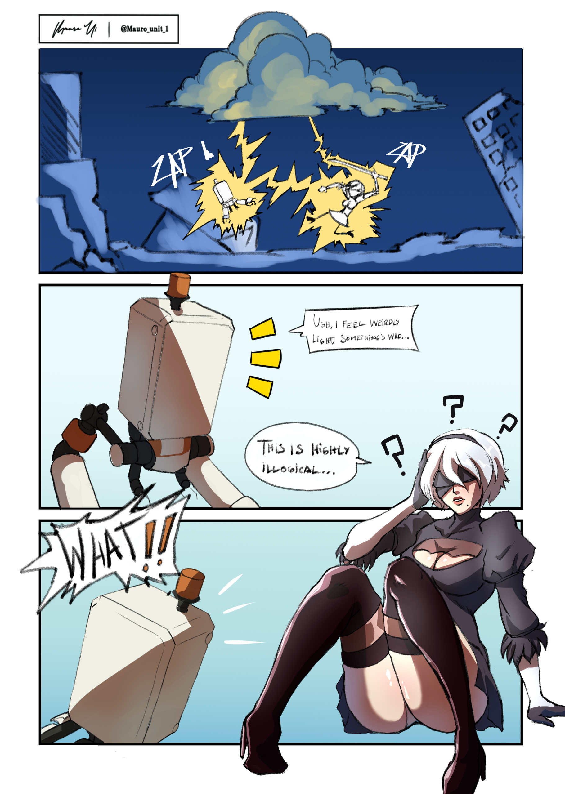 Comic Cover for 2B or not 2B
