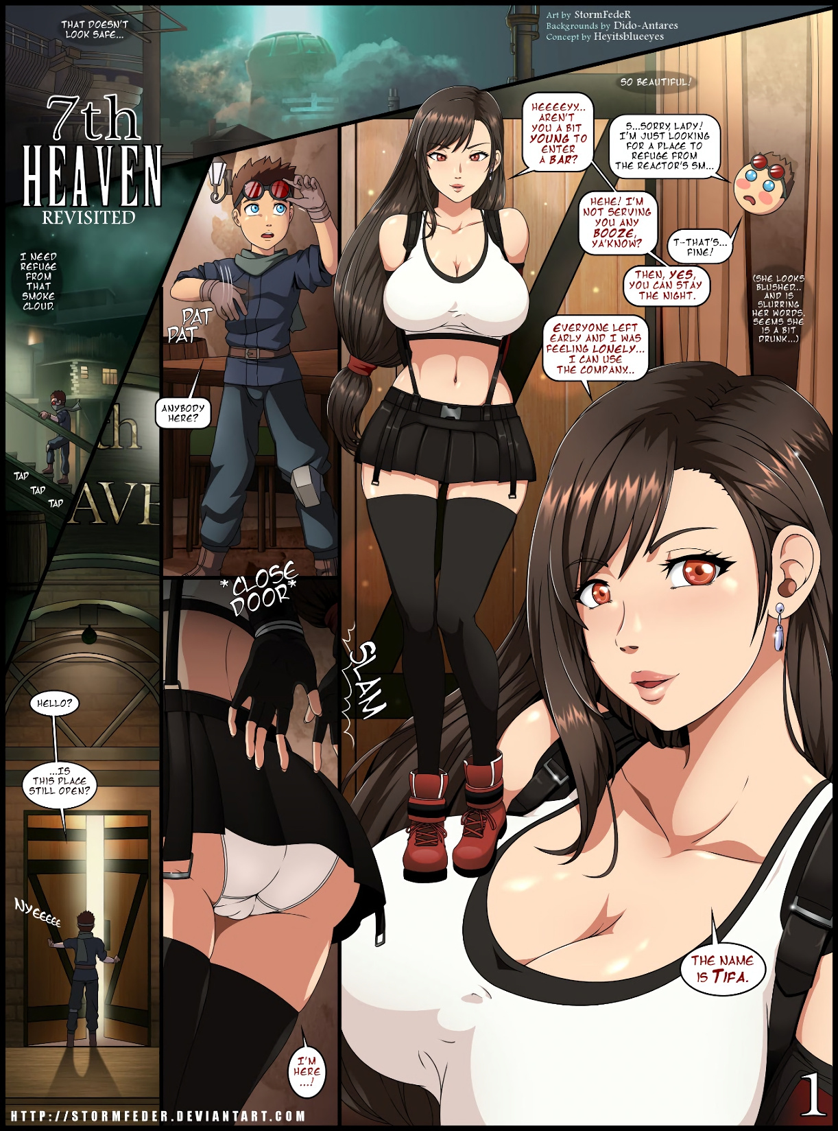 Comic Cover for 7th Heaven Revisited