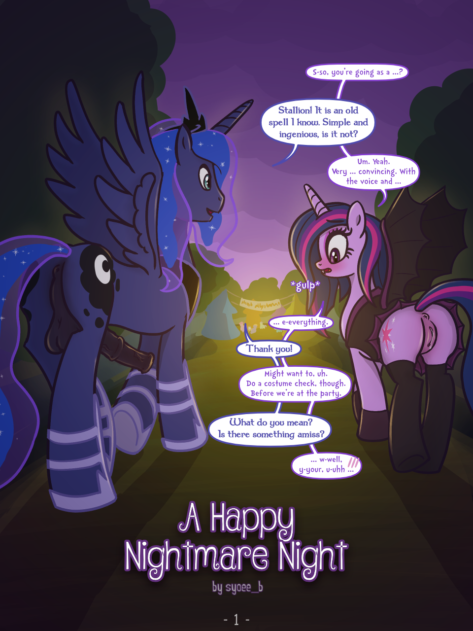 Comic Cover for A Happy Nightmare Night