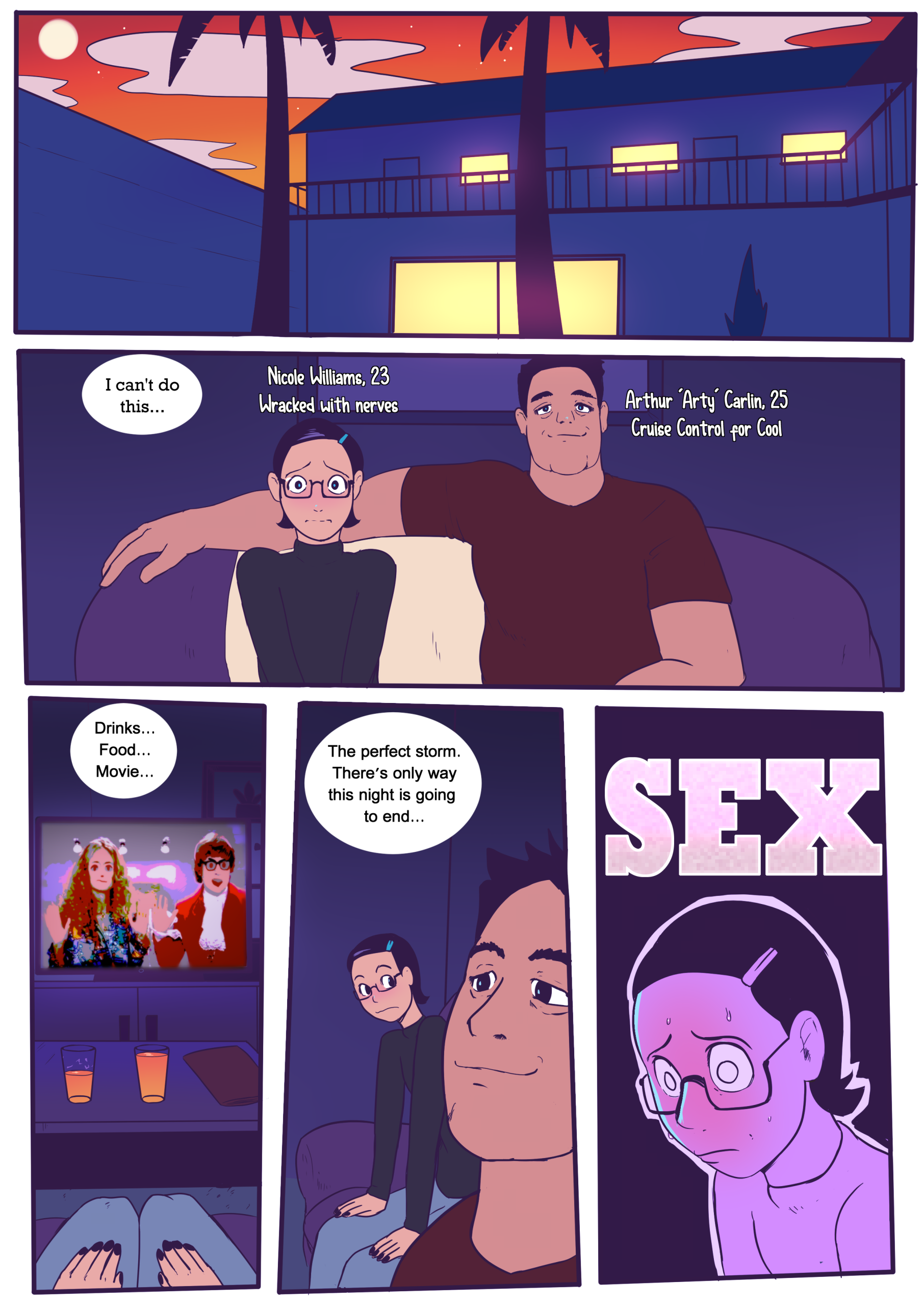 Comic Cover for A perfectly normal comic where nothing weird happens