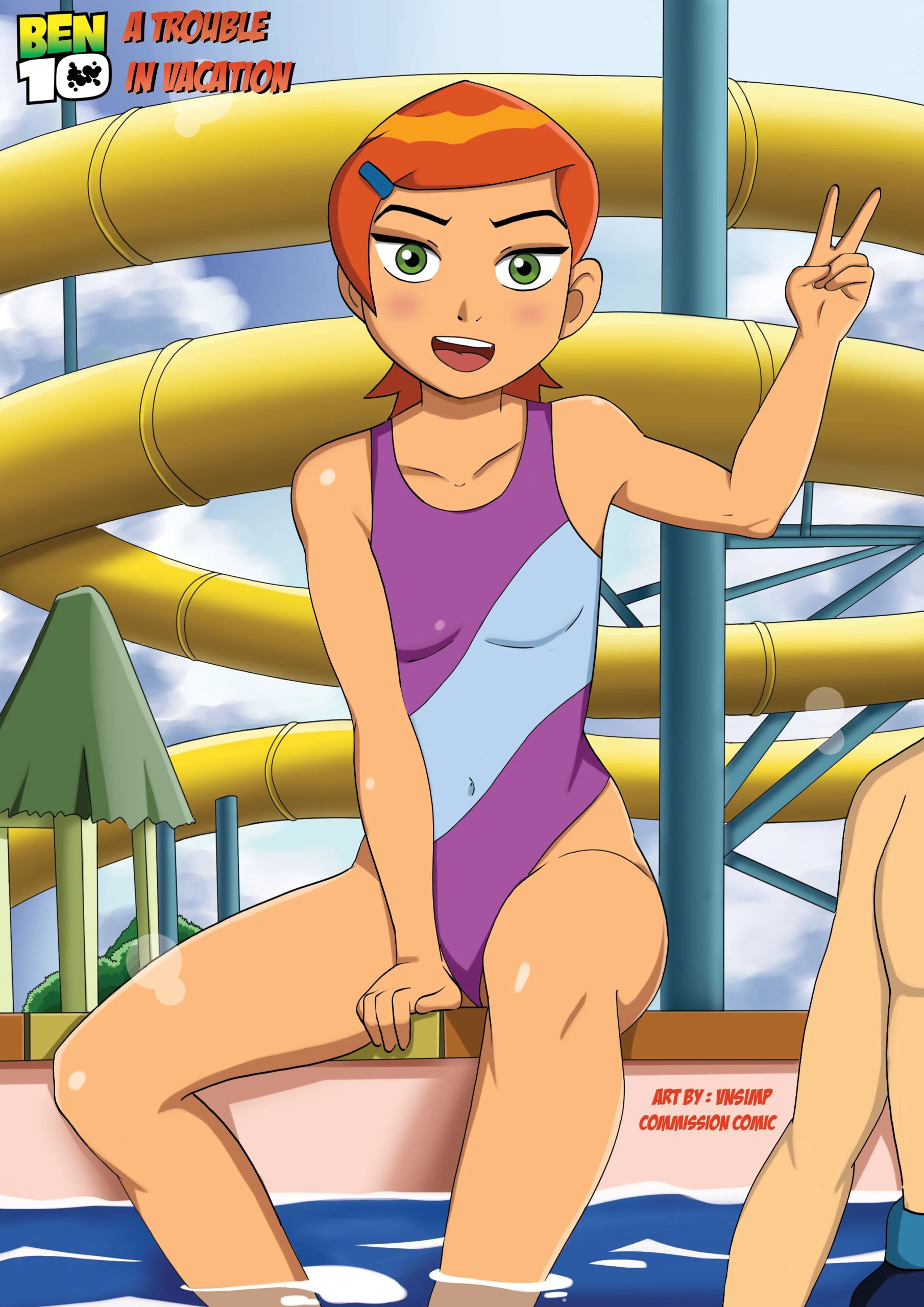 Comic Cover for A Trouble in Vacation