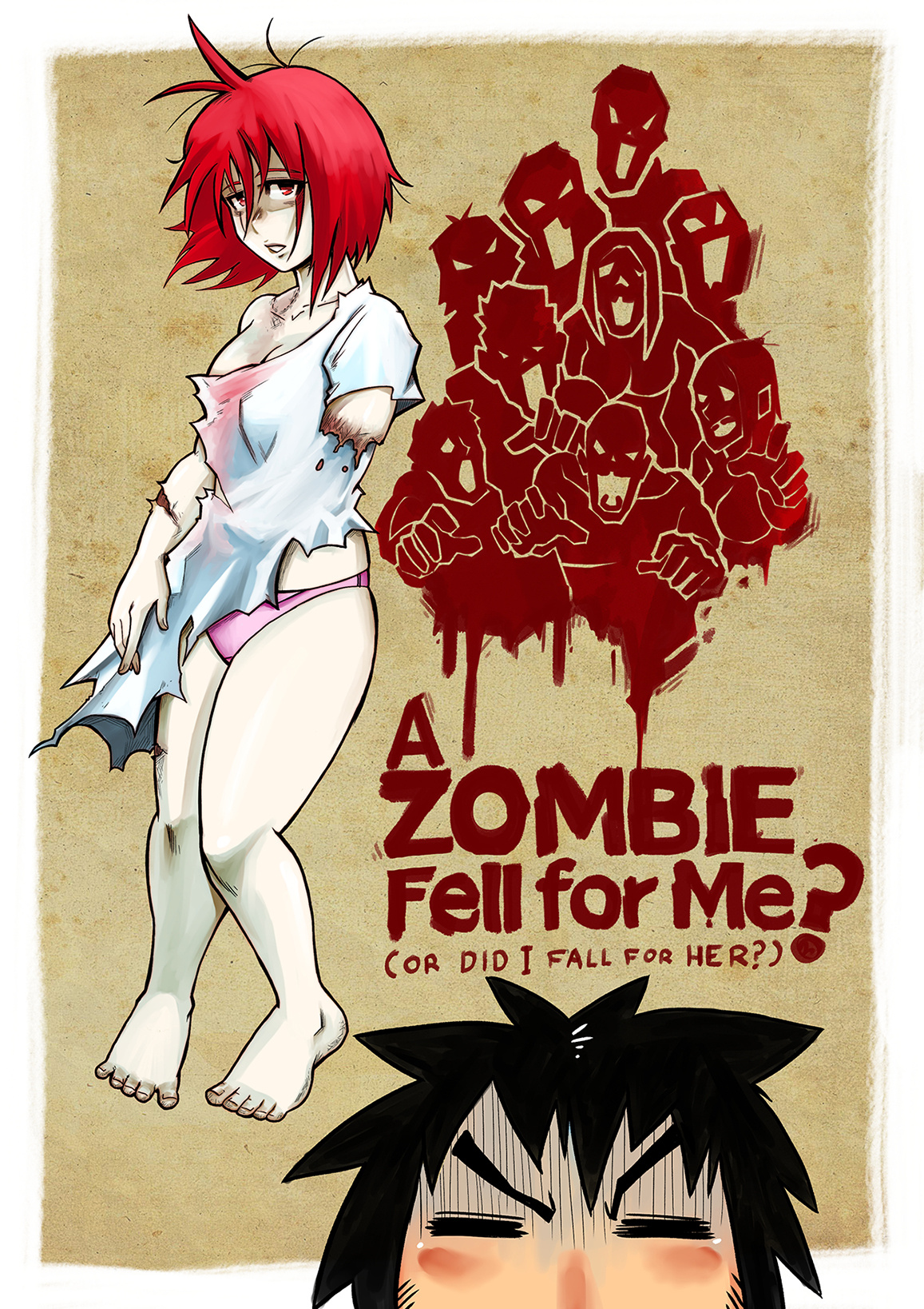 Comic Cover for A Zombie Fell for Me