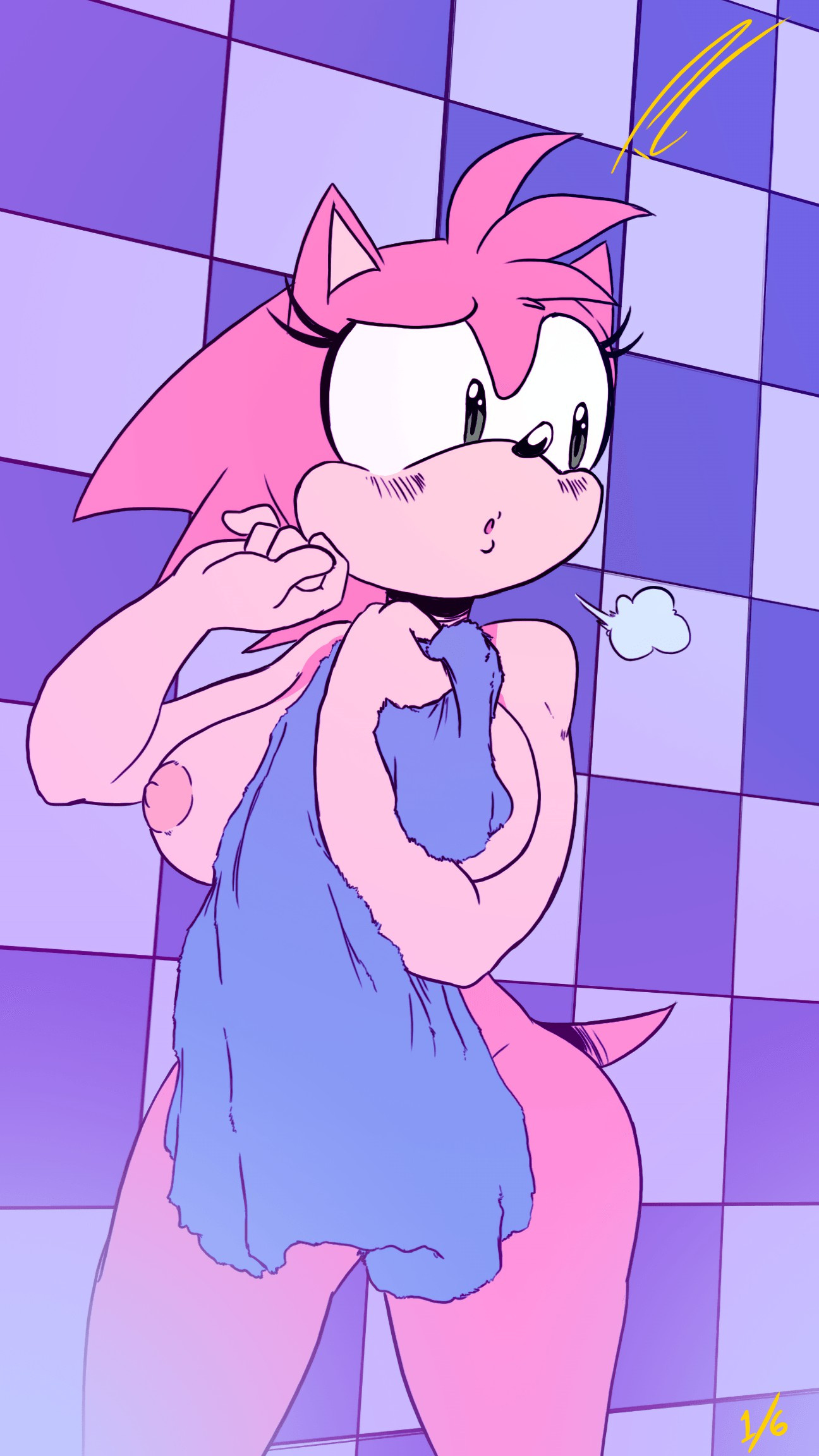 Comic Cover for Amy in the Boys Locker Room