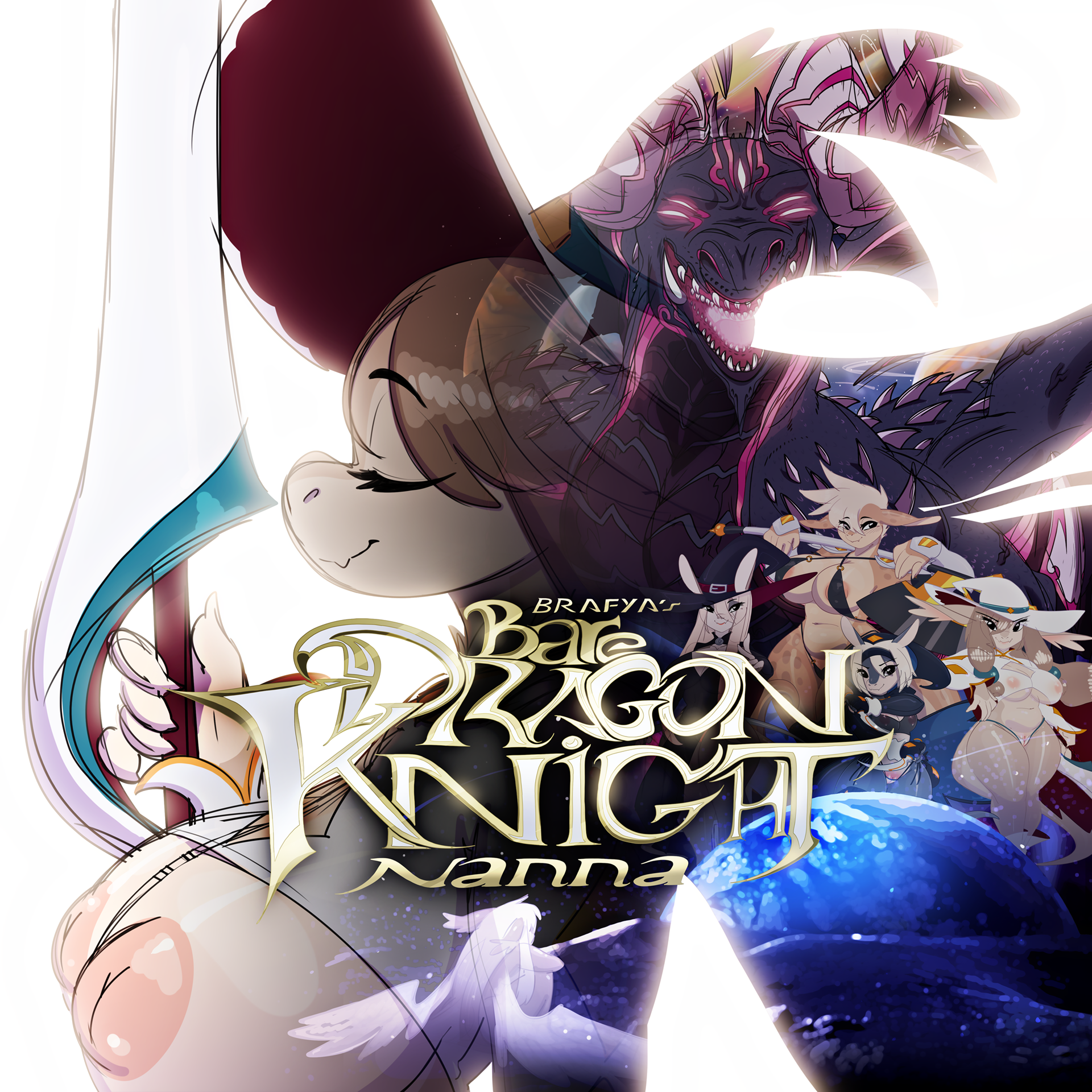 Comic Cover for Bare Dragon Knight Nanna 1: Deep Inside Your Heart