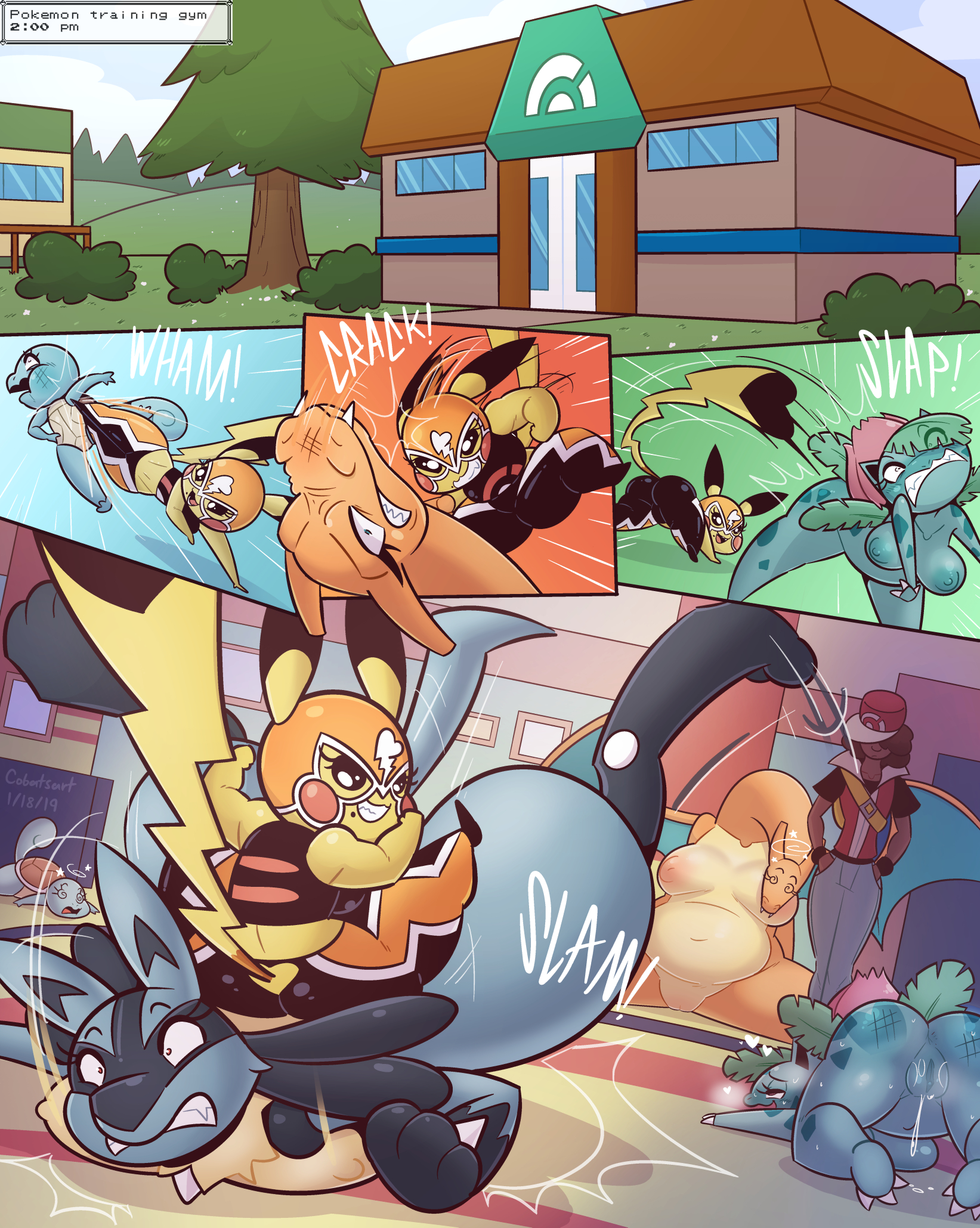 Comic Cover for Chicas Typical Training Day