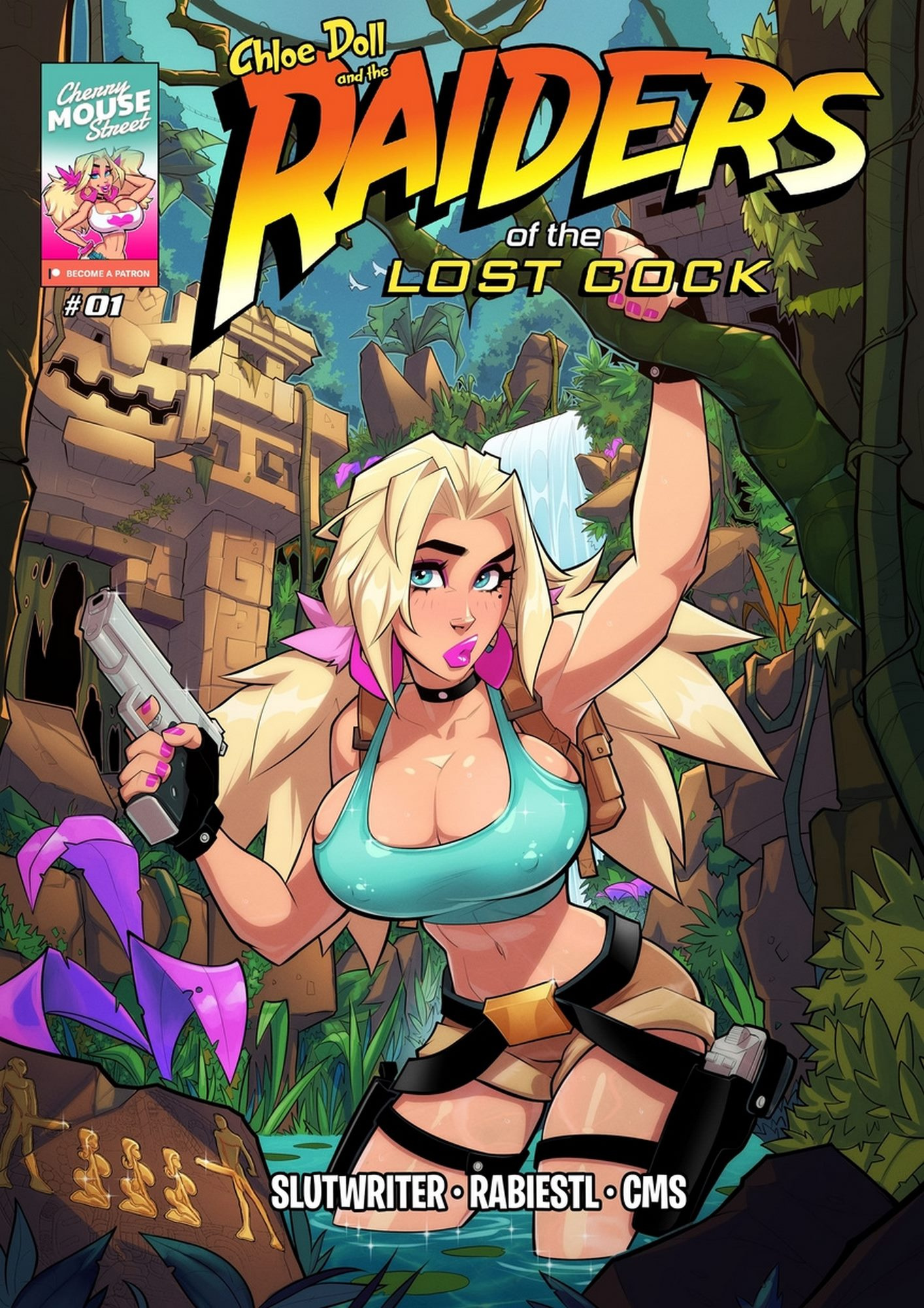 Comic Cover for Chloe Doll and The Raiders of the Lost Cock
