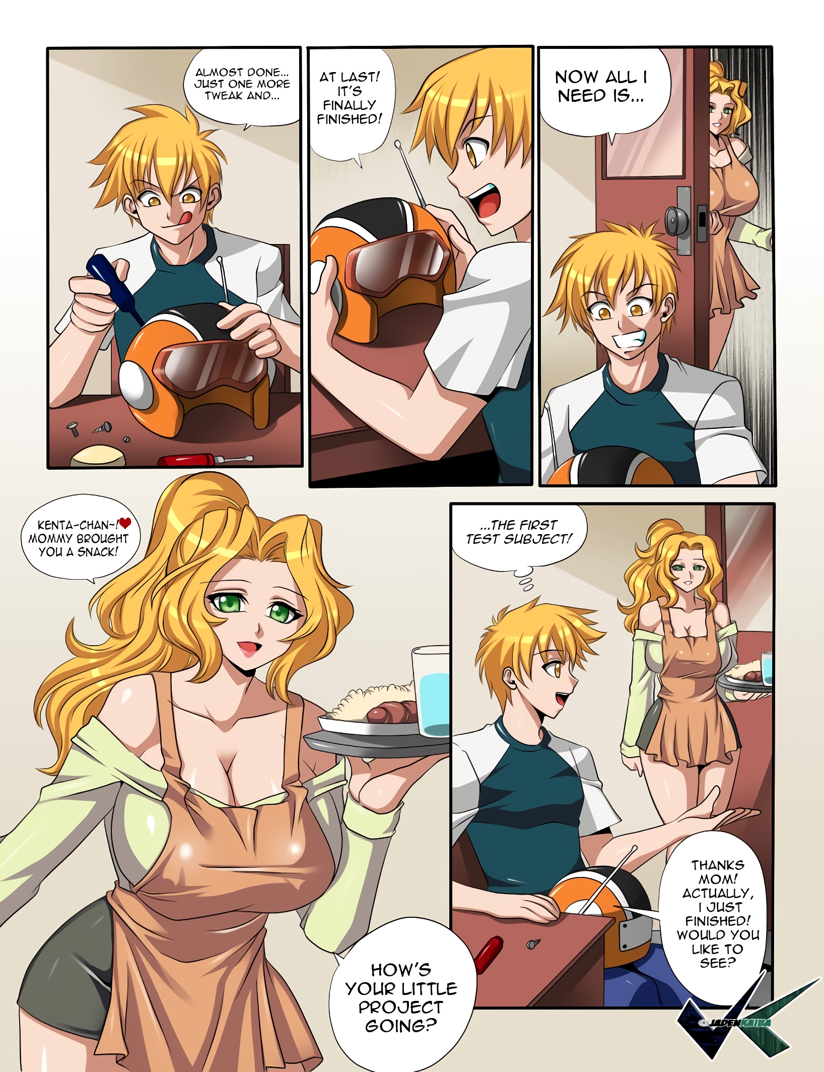 Comic Cover for Controlling Mother 1