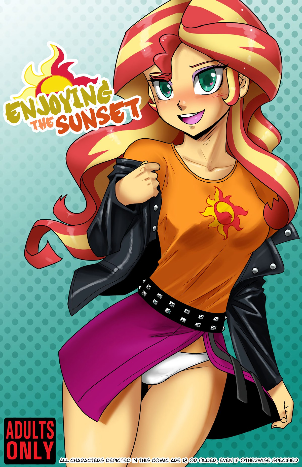 Comic Cover for Enjoying the Sunset