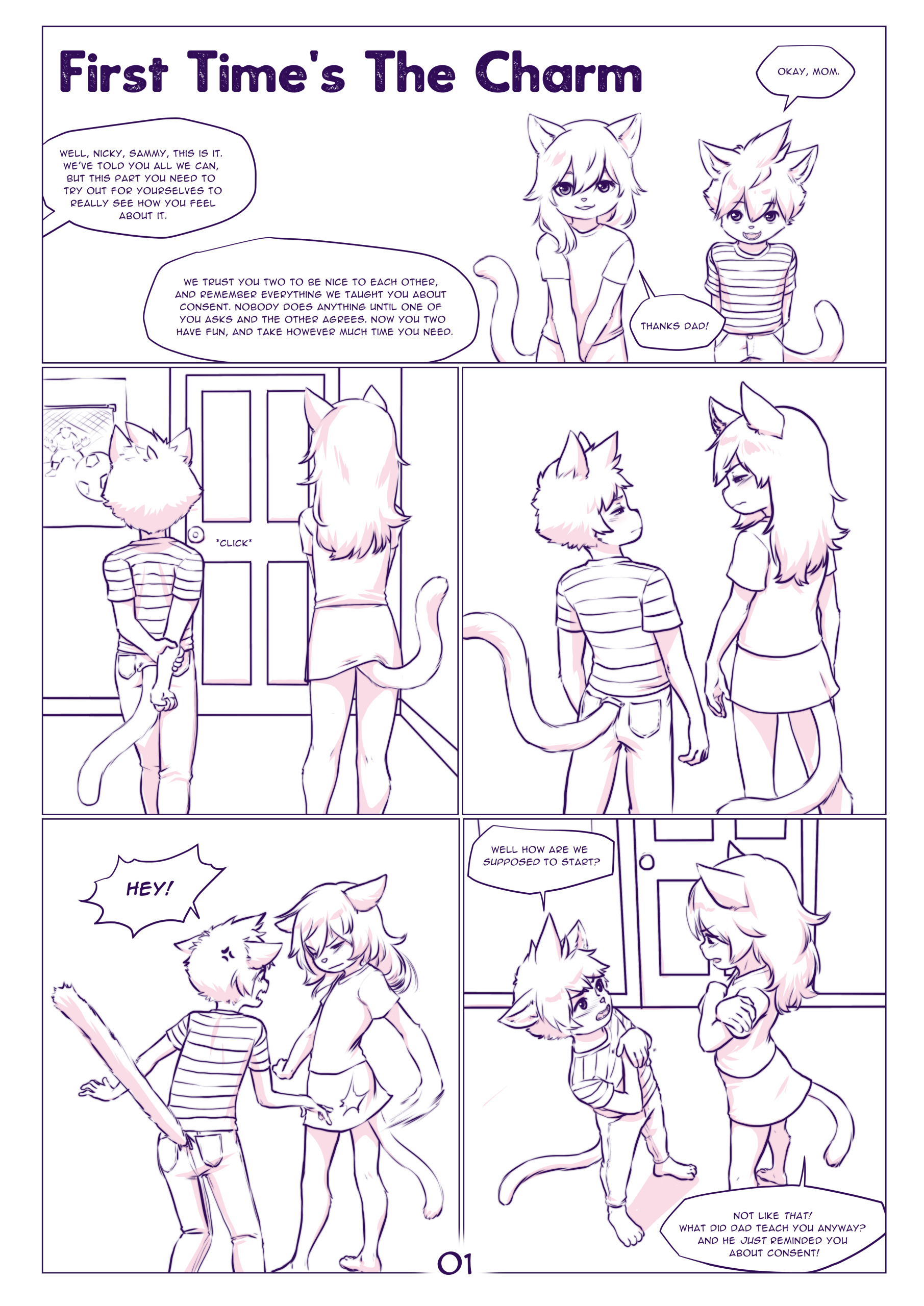 Comic Cover for First Times The Charm