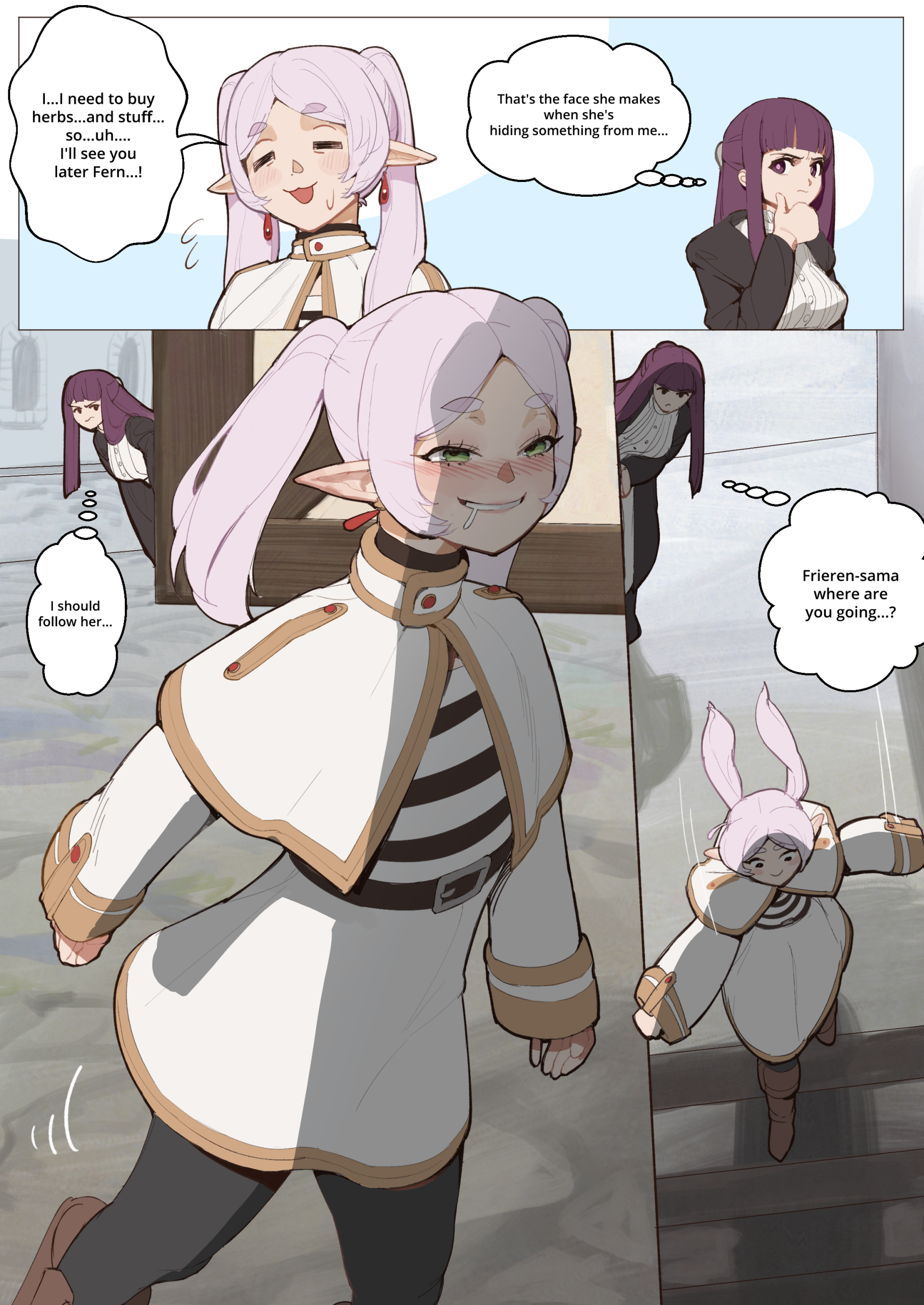 Comic Cover for Frieren Buys Herbs