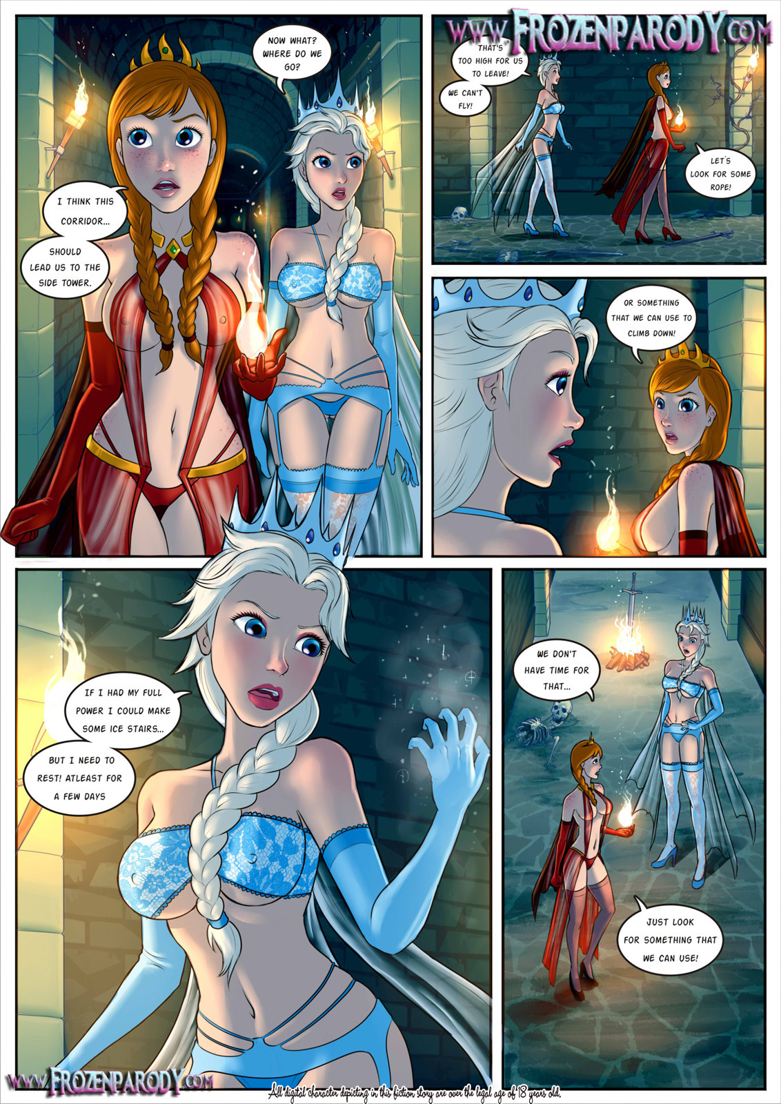 Comic Cover for Frozen Parody 5