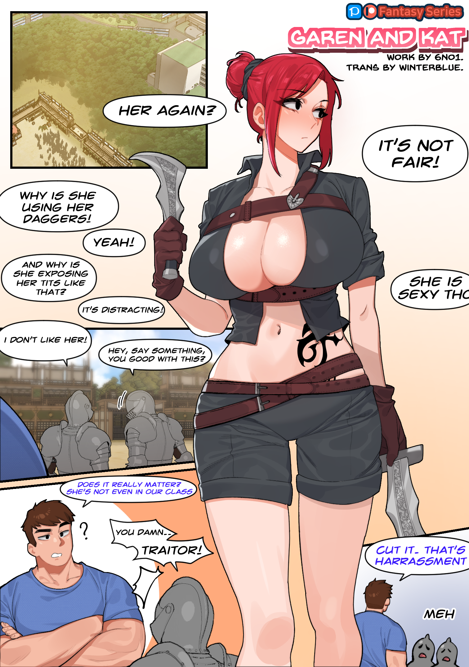 Comic Cover for Garen and Kat