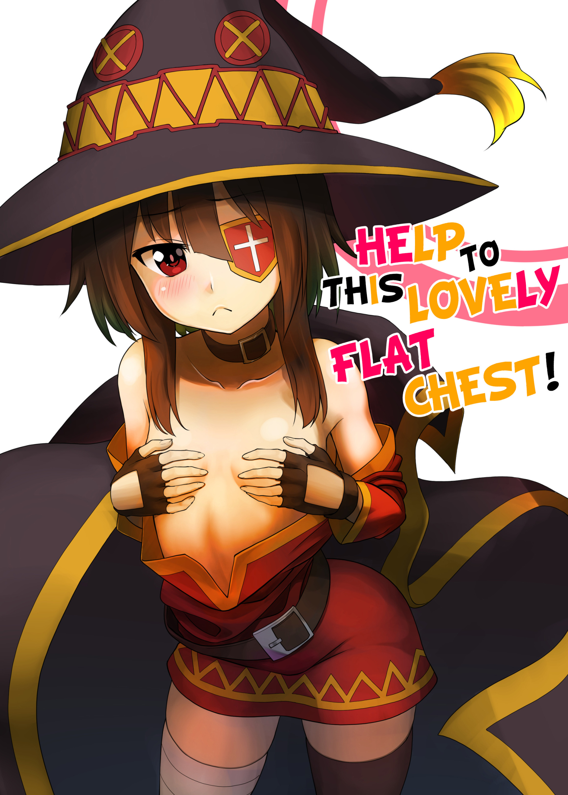 Comic Cover for Help to this Lovely Flat Chest!