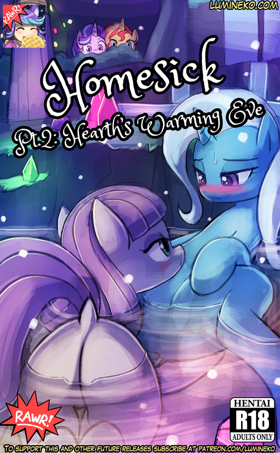 Comic Cover for Homesick Part 2: Hearths Warming Eve
