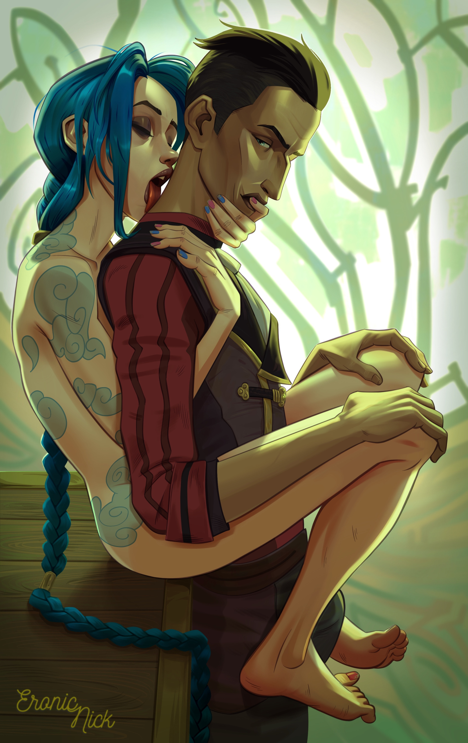 Comic Cover for Jinx and Silco