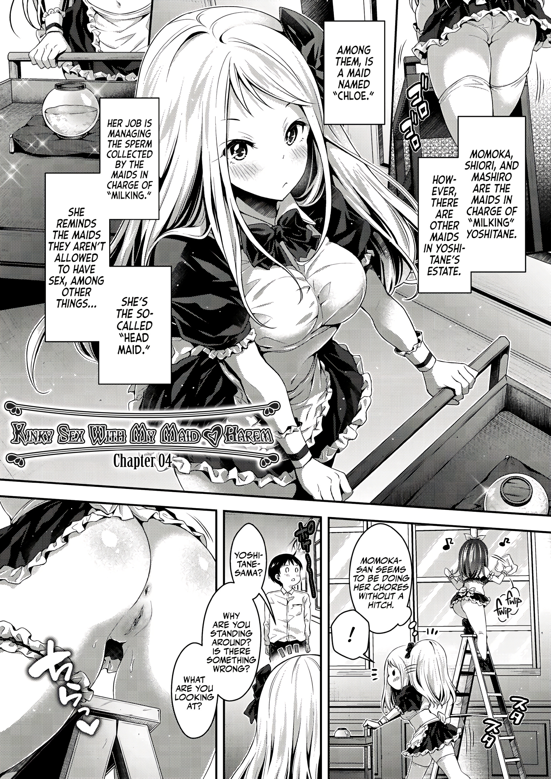 Comic Cover for Kinky Sex with My Maid Harem 4