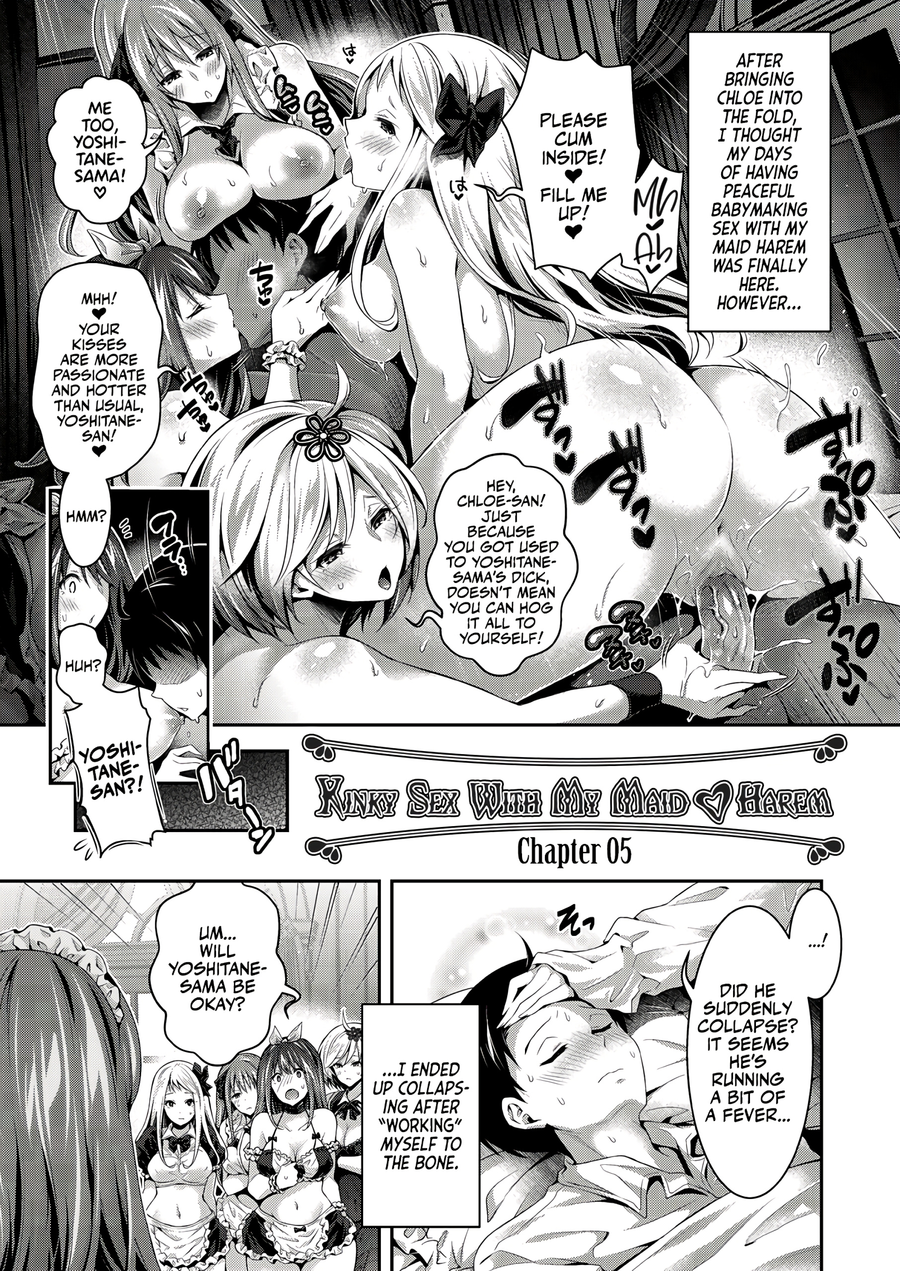 Comic Cover for Kinky Sex with My Maid Harem 5