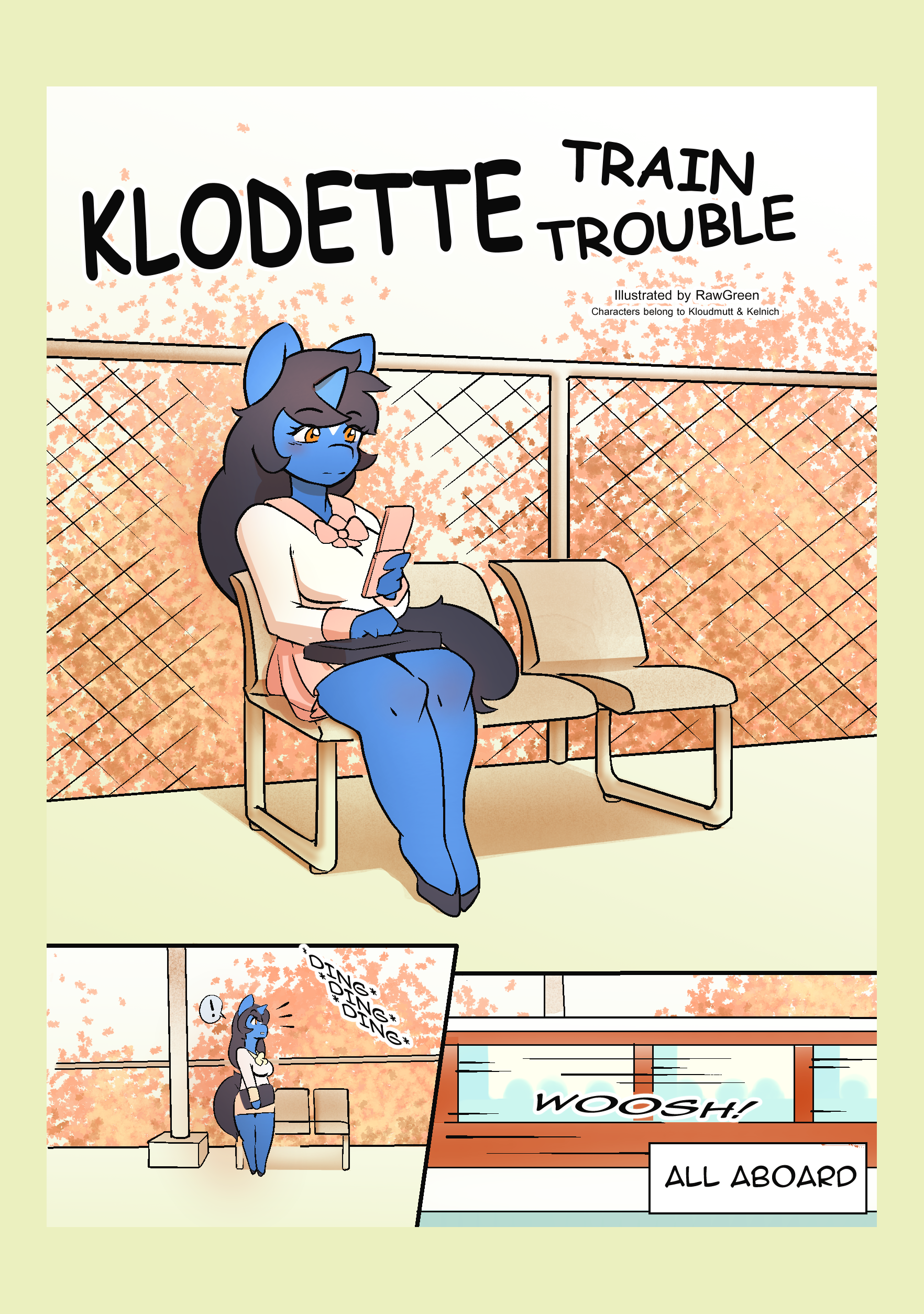 Comic Cover for Klodette Train Trouble