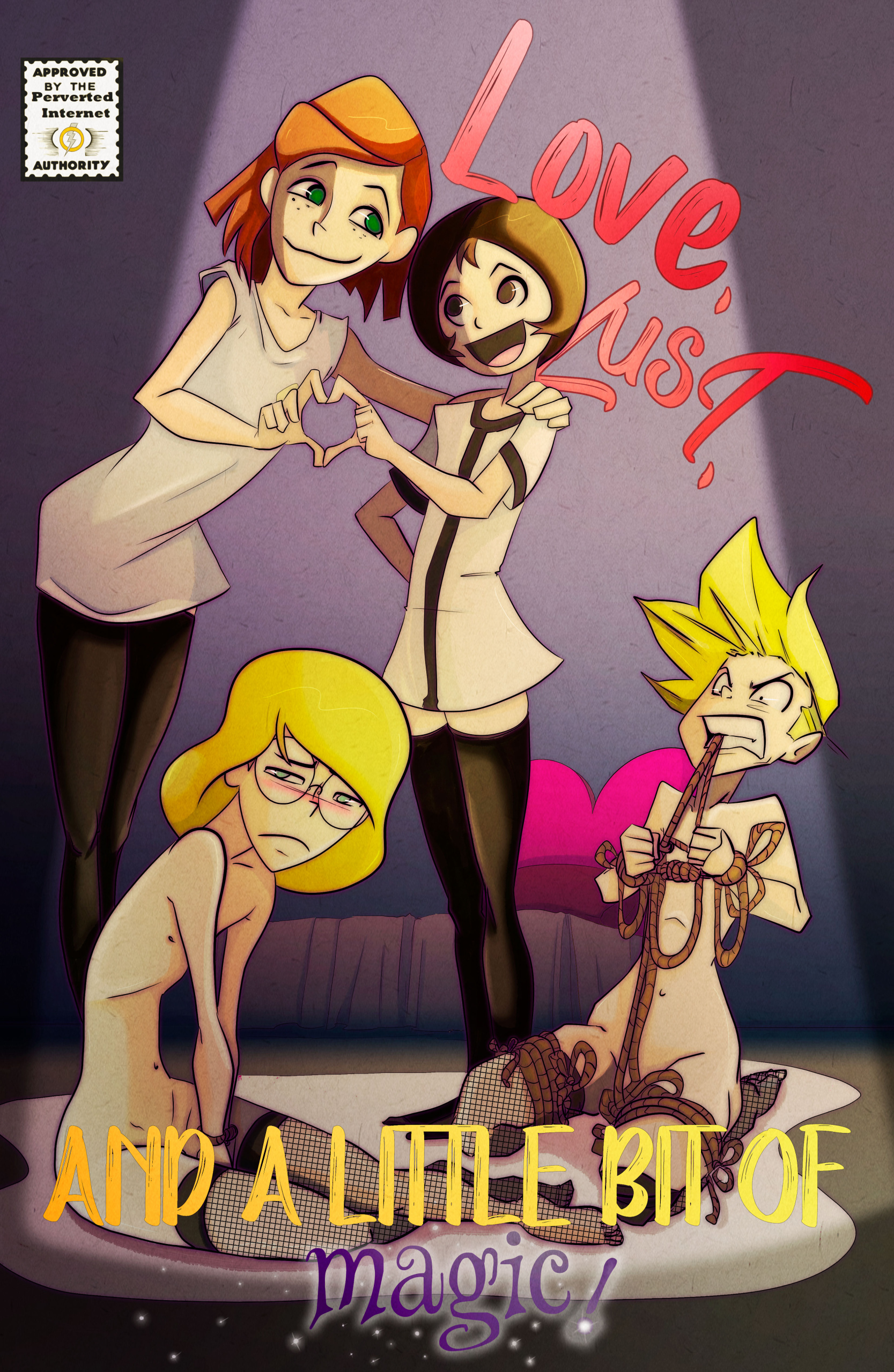 Comic Cover for Love, Lust, and a Little Bit of Magic!