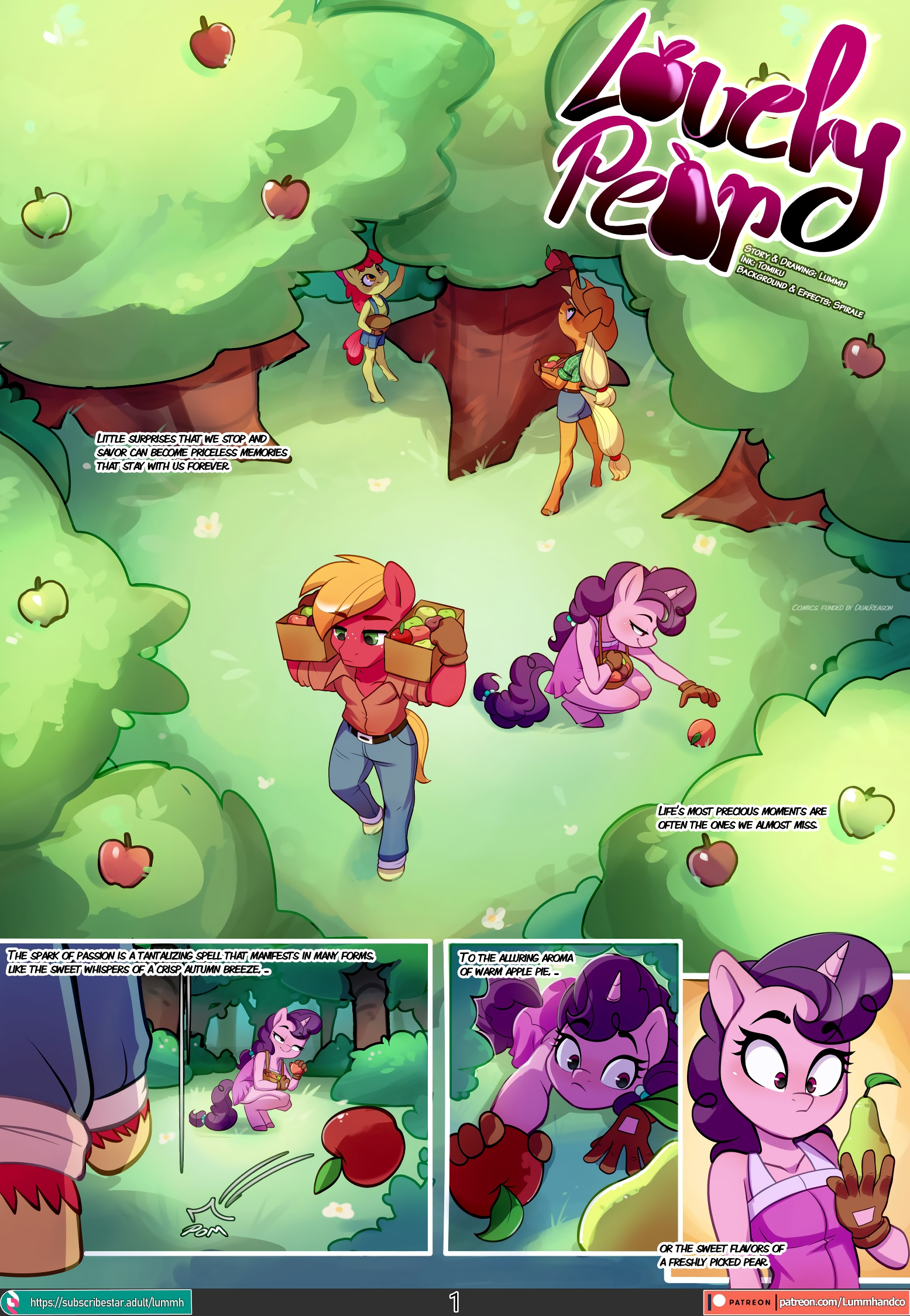 Comic Cover for Lovely Pear