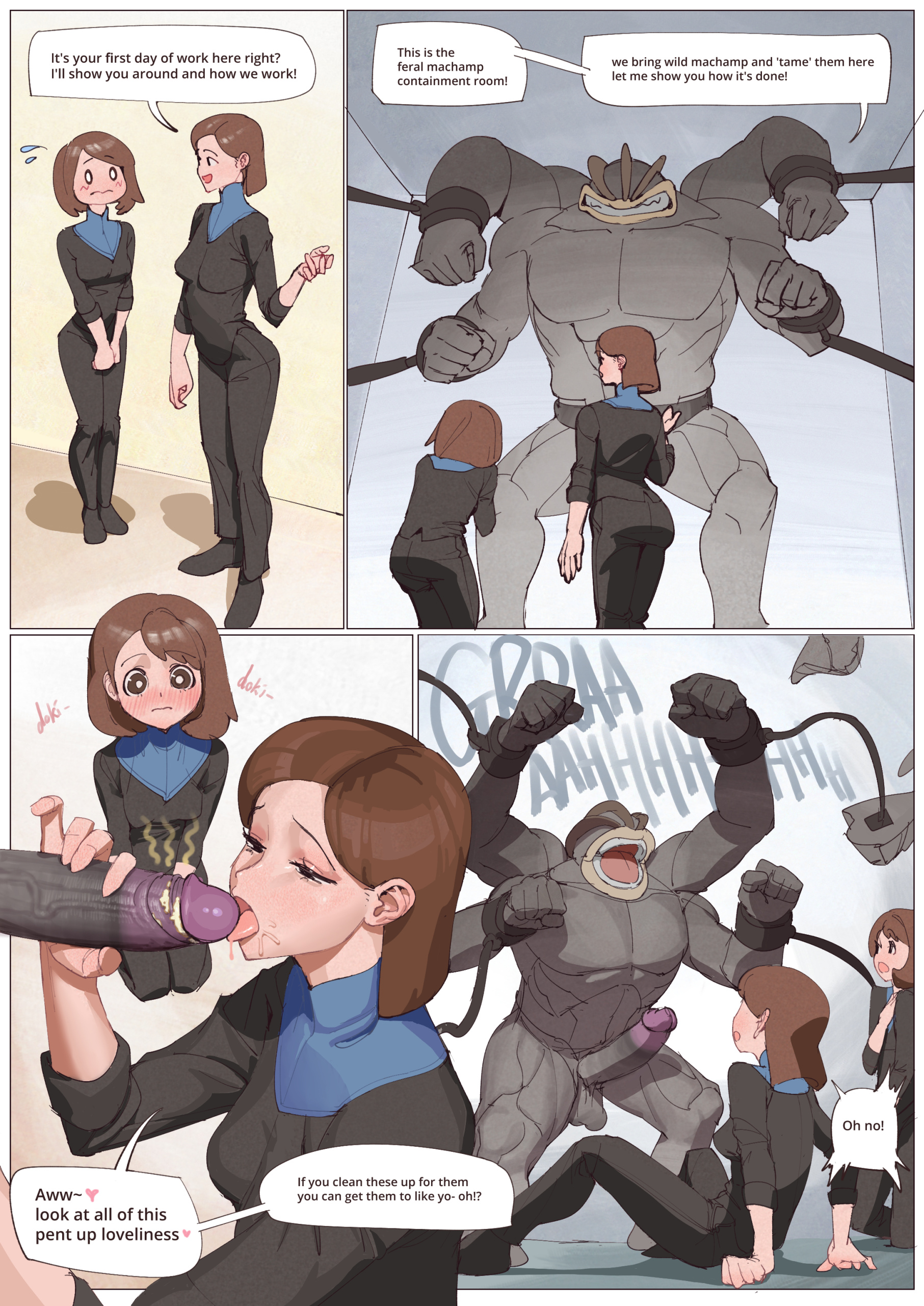Comic Cover for Machamp Delivery Lady