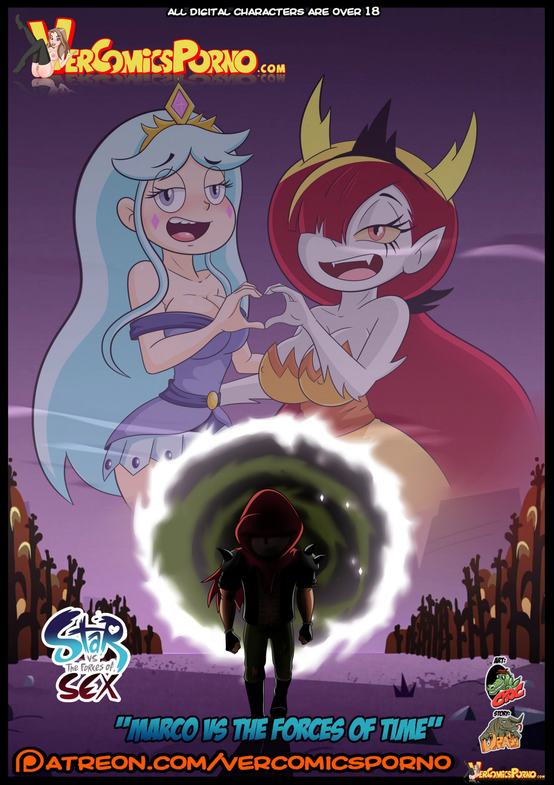 Comic Cover for Marco vs The forces of time