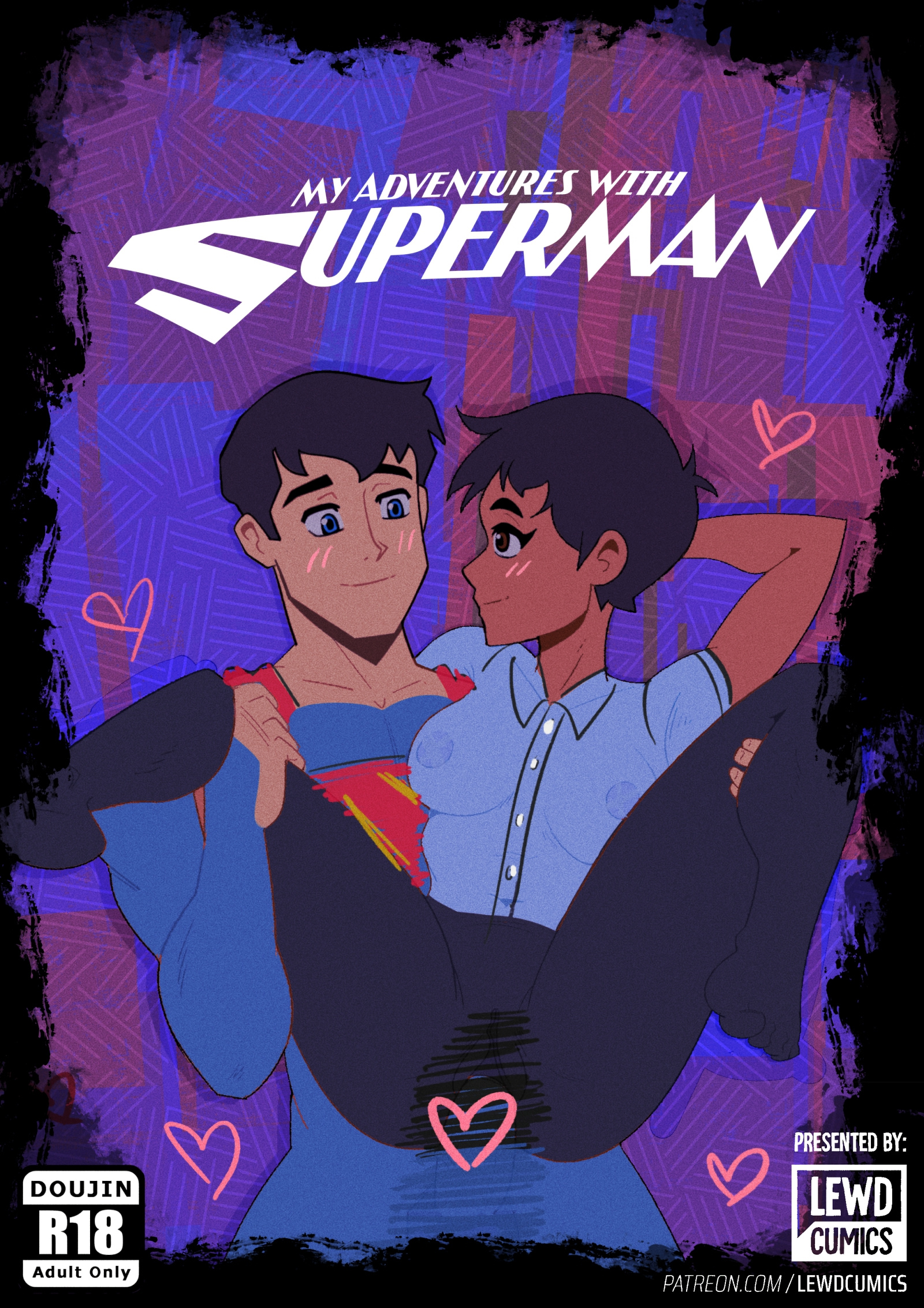Comic Cover for My Adventures with Superman - LewdCumics
