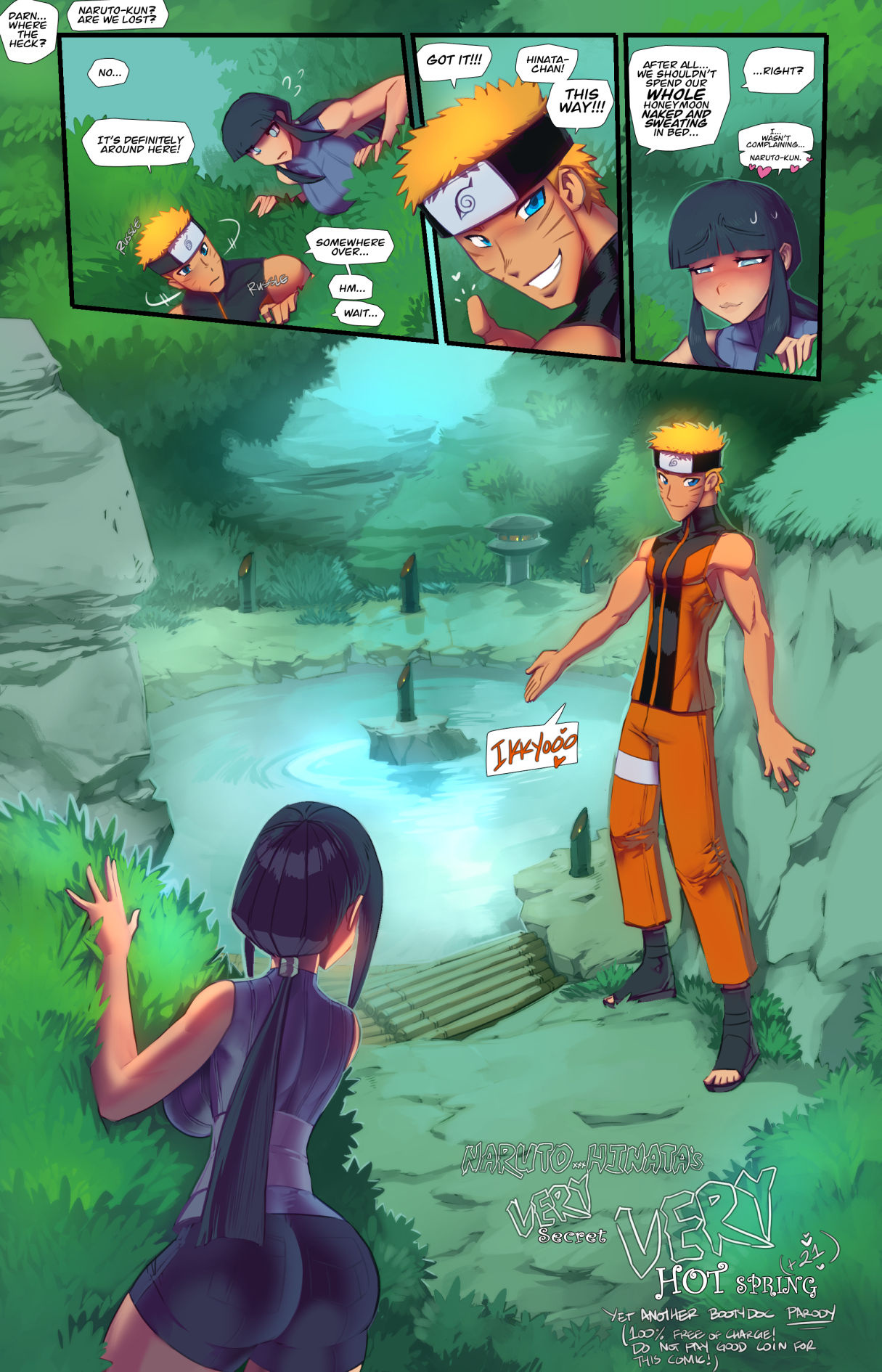 Comic Cover for Naruto xxx Hinatas Very Secret Very Hot Spring
