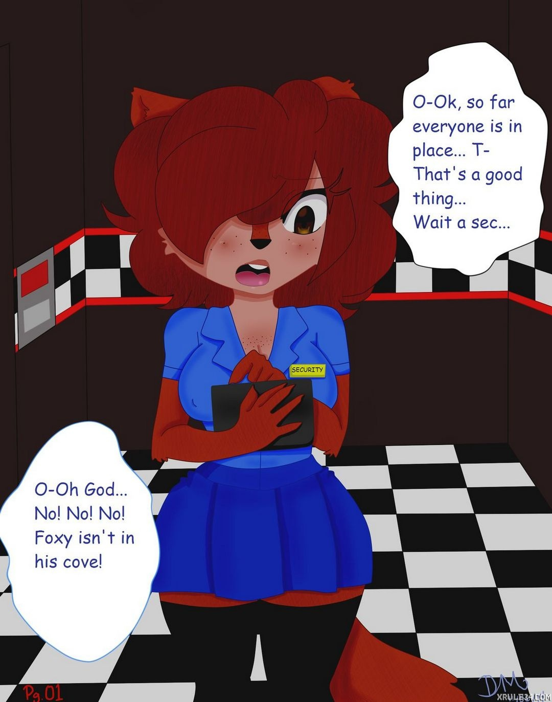 Comic Cover for Night 2 Foxy x Jasmine