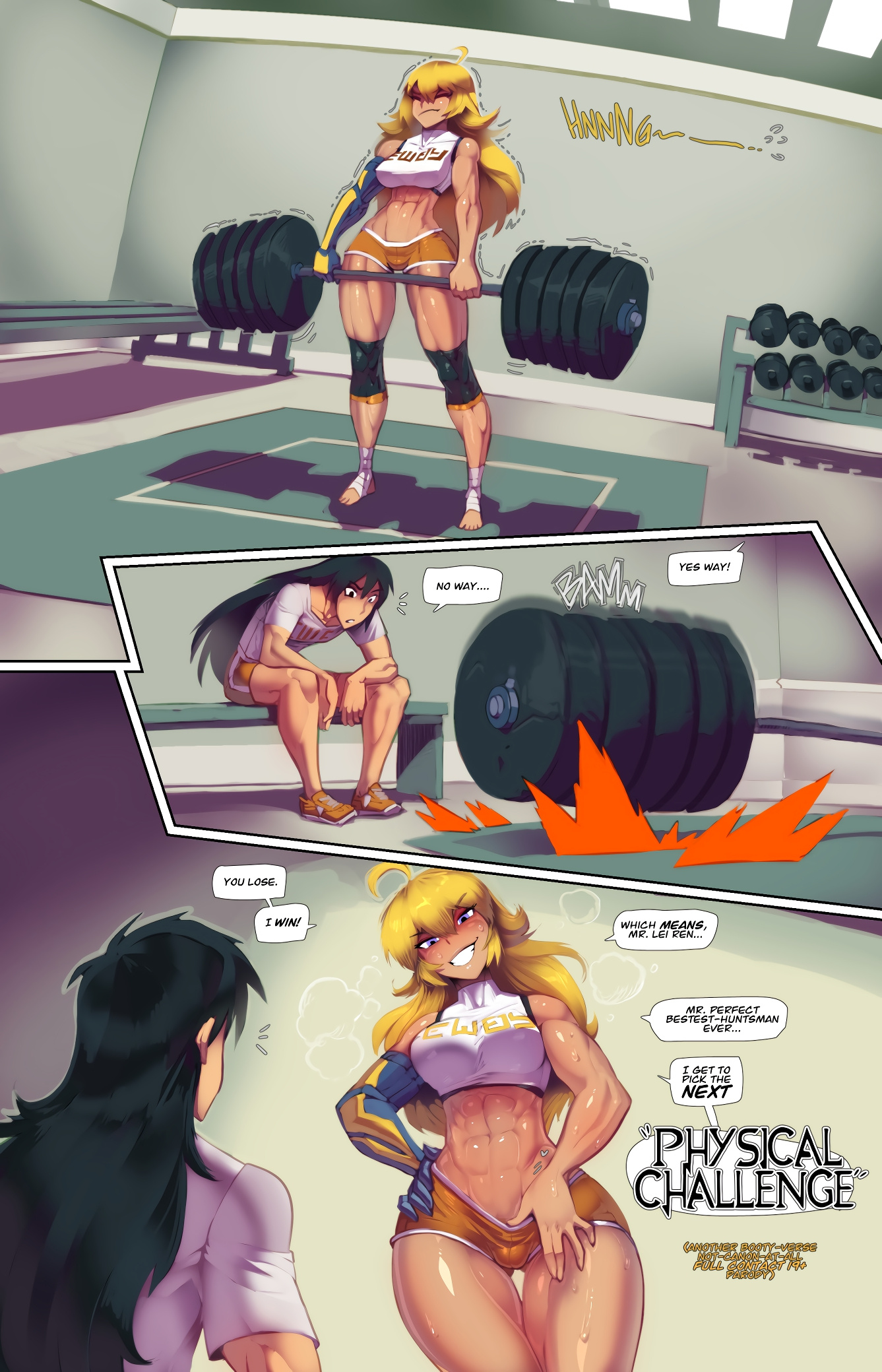 Comic Cover for Physical Challenge