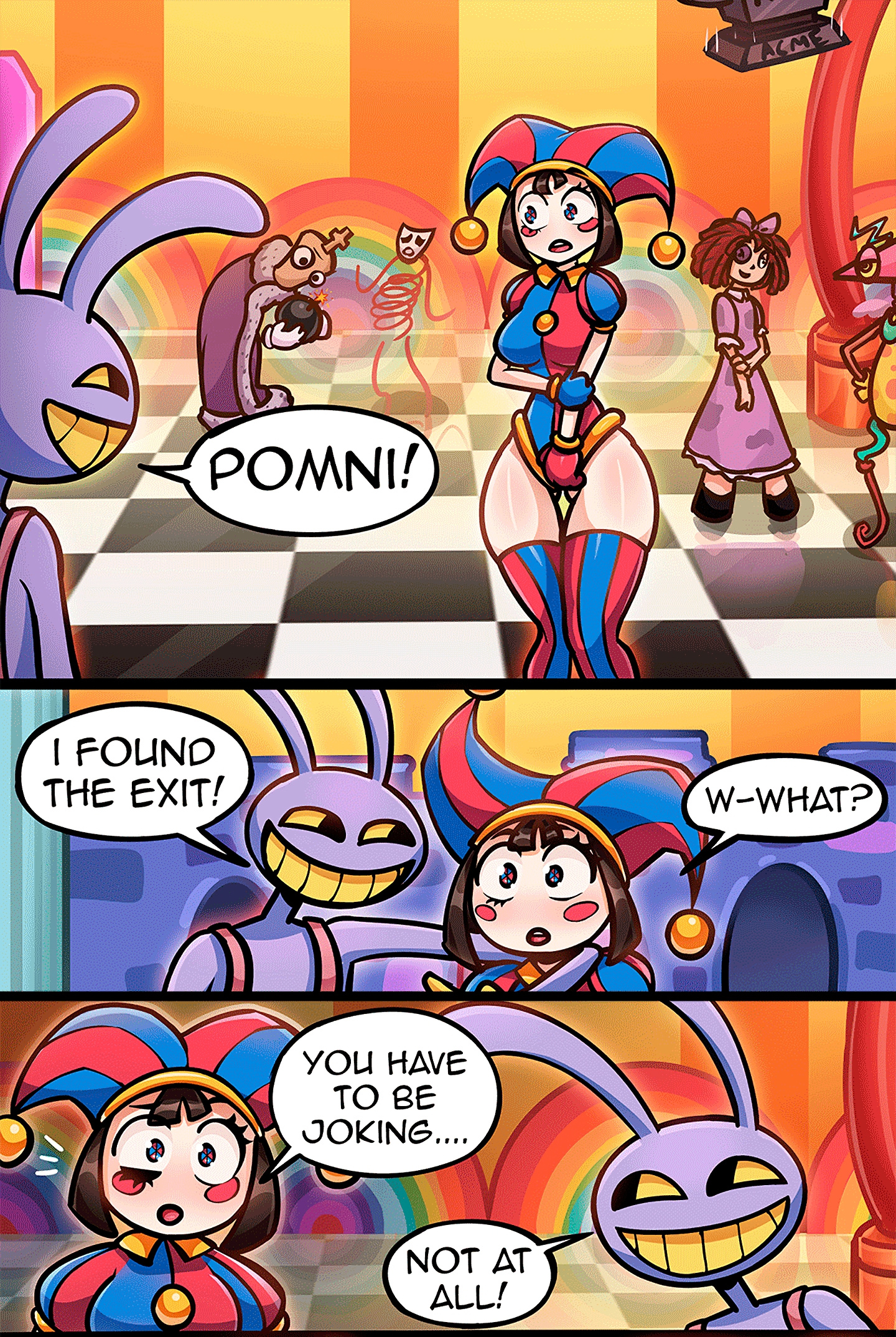 Comic Cover for Pomni Found The Wrong Exit Door