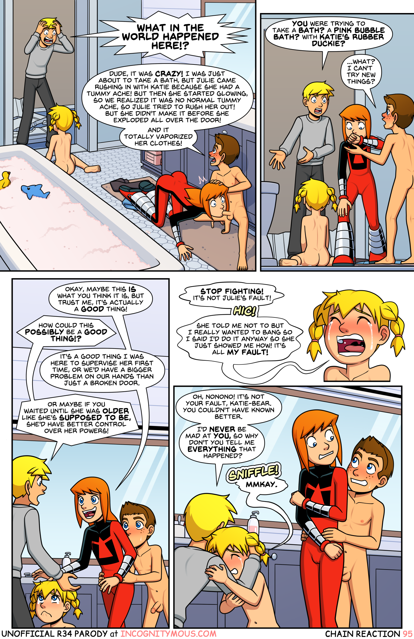 Comic Cover for Power Pack - Chain Reaction Part 3