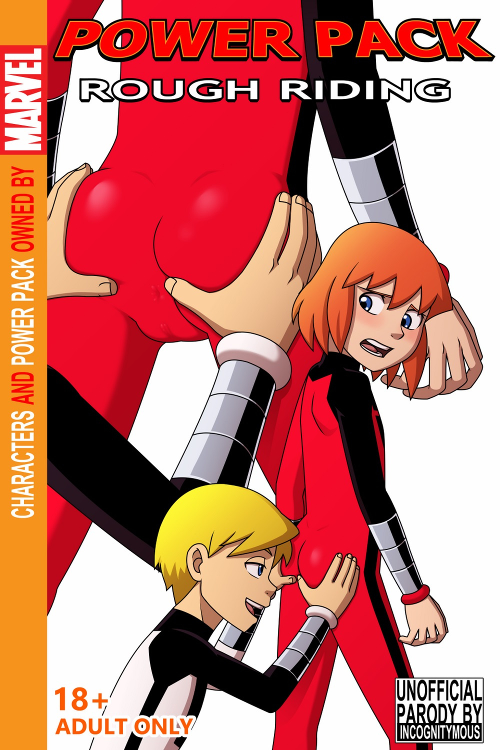 Comic Cover for Power Pack - Rough Riding
