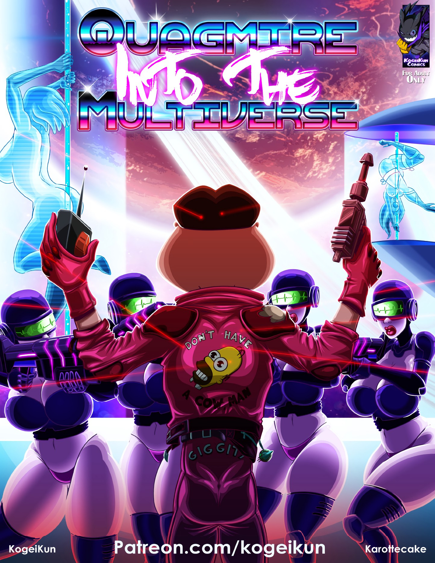 Comic Cover for Quagmire - Into the Multiverse
