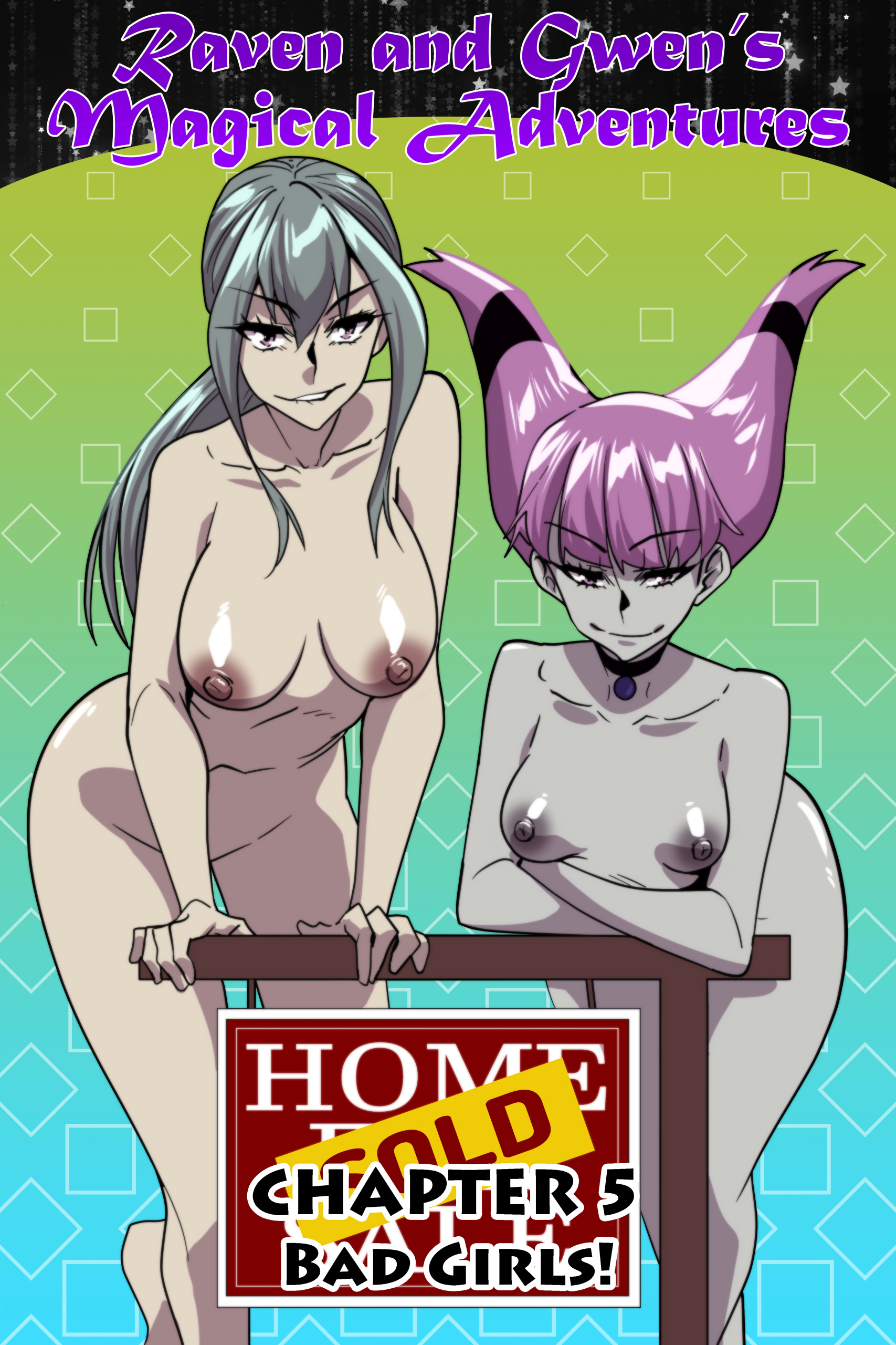 Comic Cover for Raven and Gwens Magical Adventures 5 - Bad Girls!