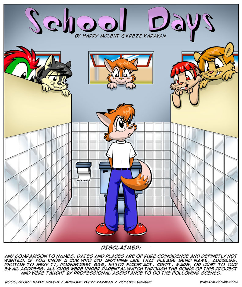 Comic Cover for School Days Krezz Karavan