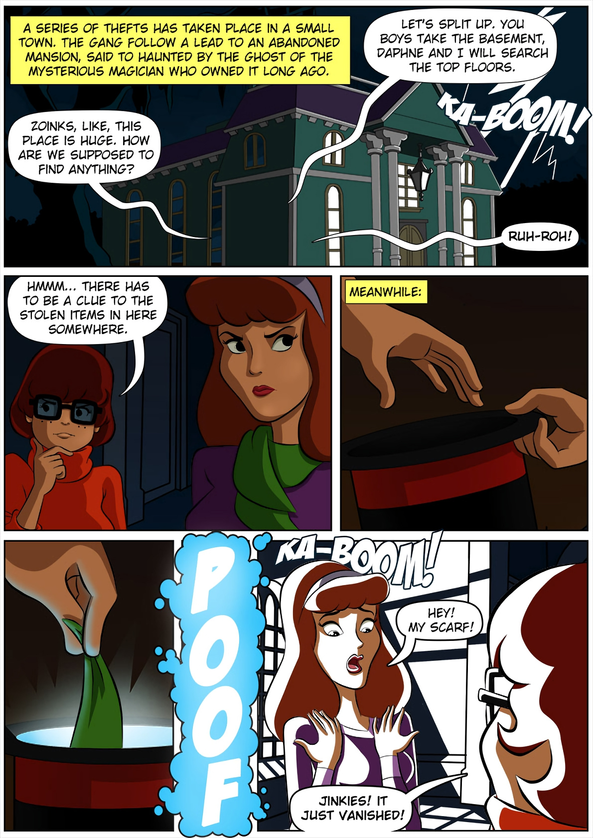Comic Cover for Scooby Doo and the Haunted Hat