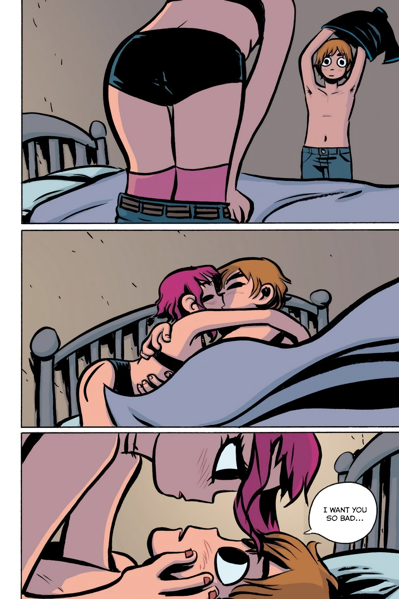 Comic Cover for Scott Pilgrim Inbetweens and What If
