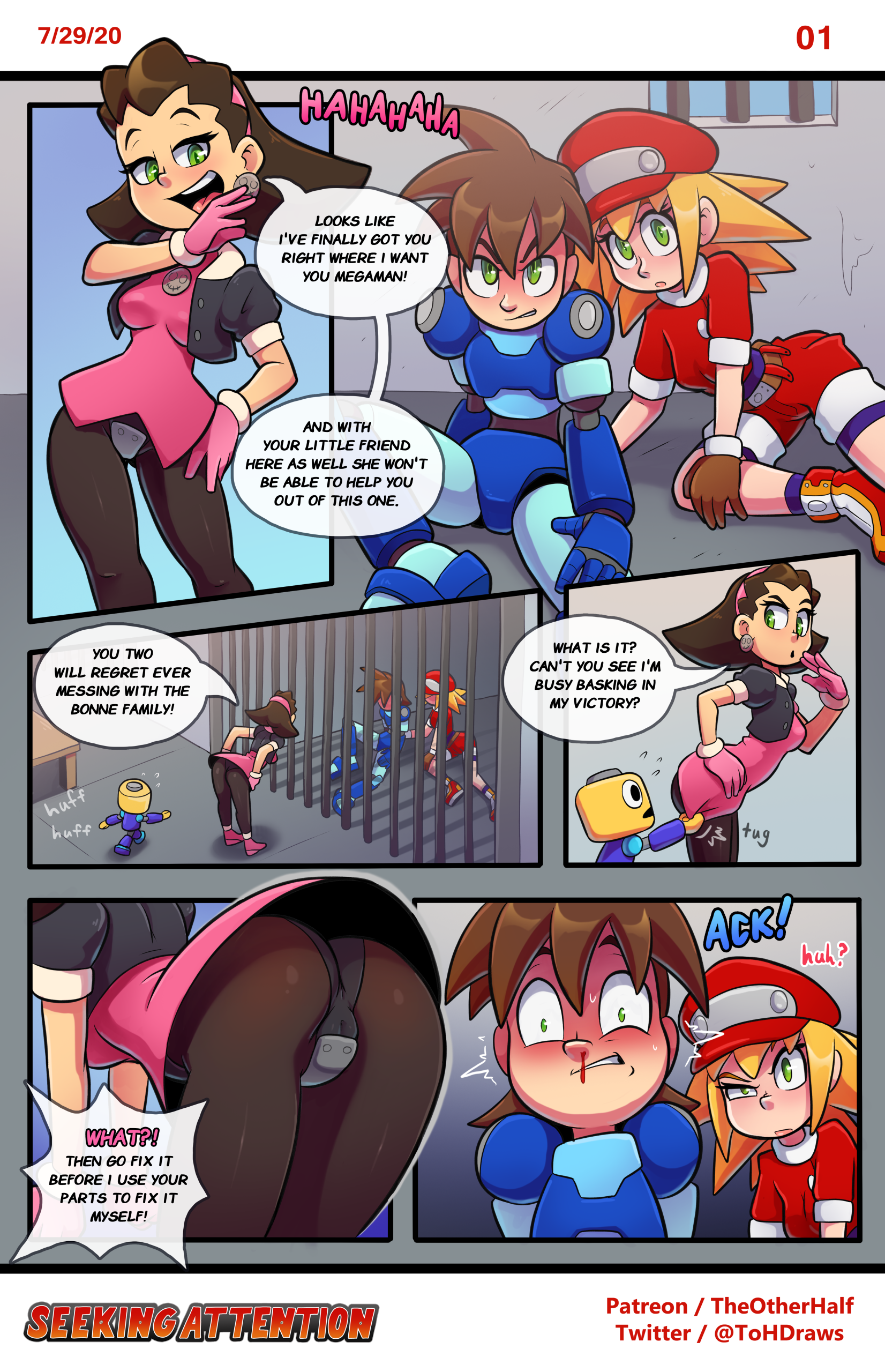 Comic Cover for Seeking Attention