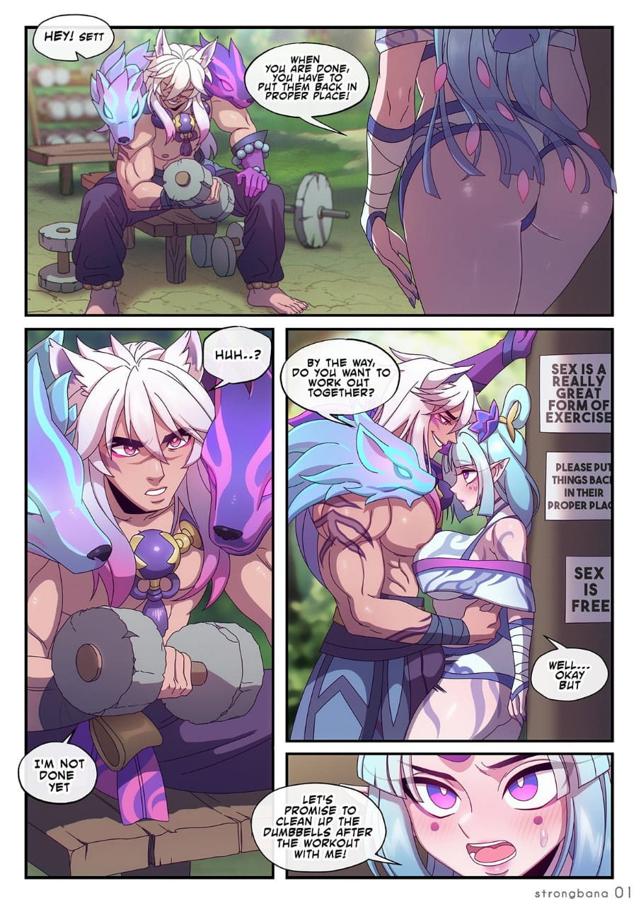 Comic Cover for Sett x Soraka spirit blossom