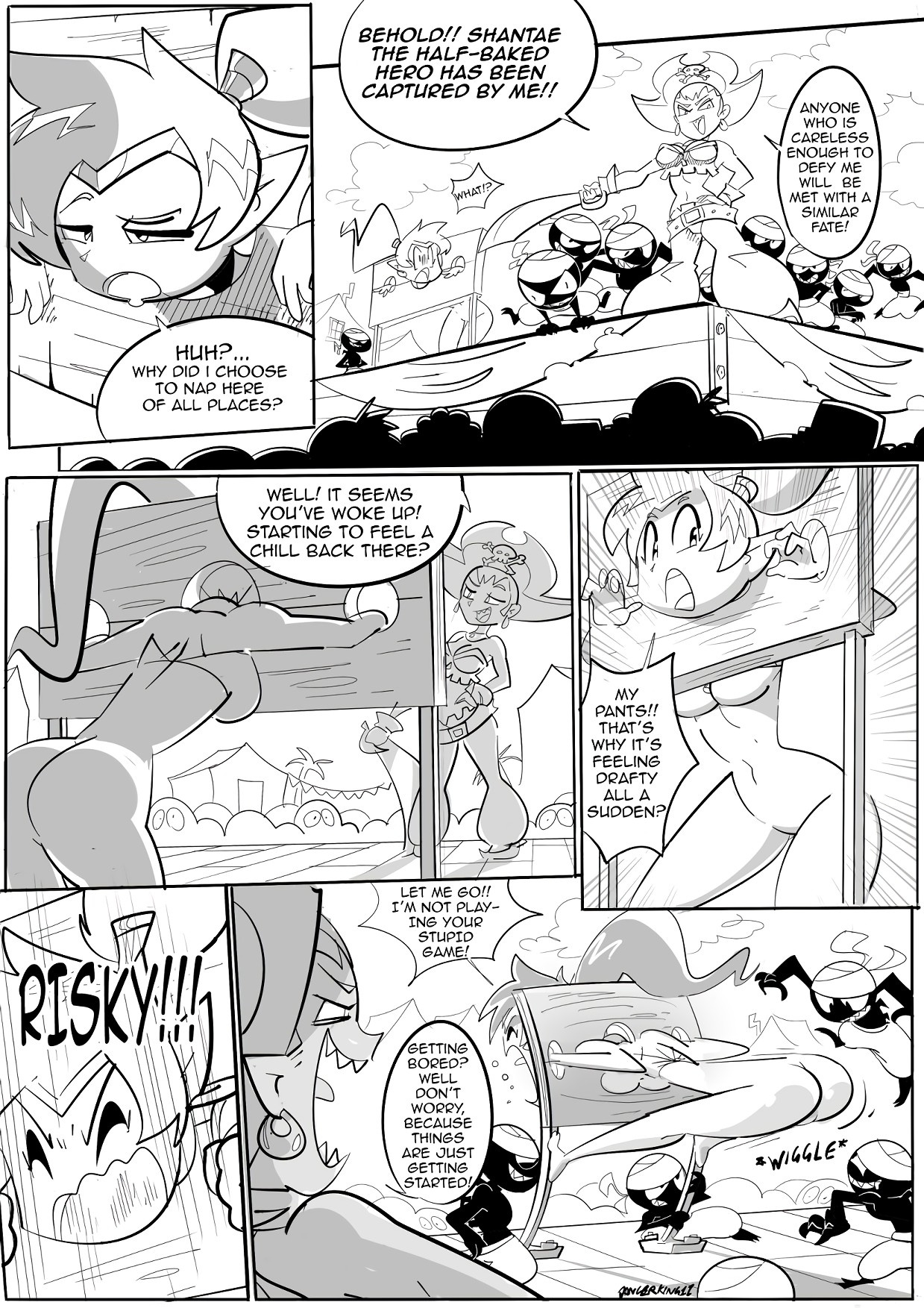 Comic Cover for Shantae and Riskys Revenge