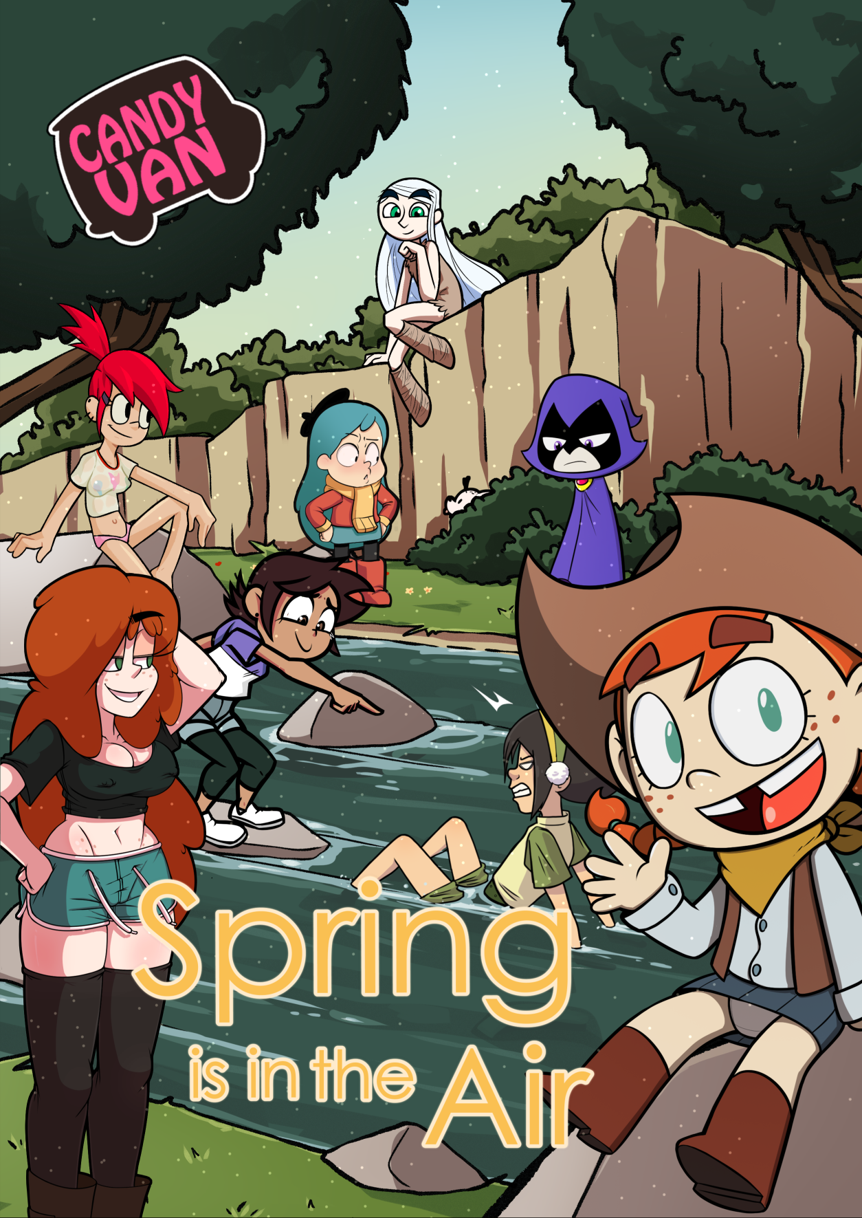 Comic Cover for Spring is in the Air
