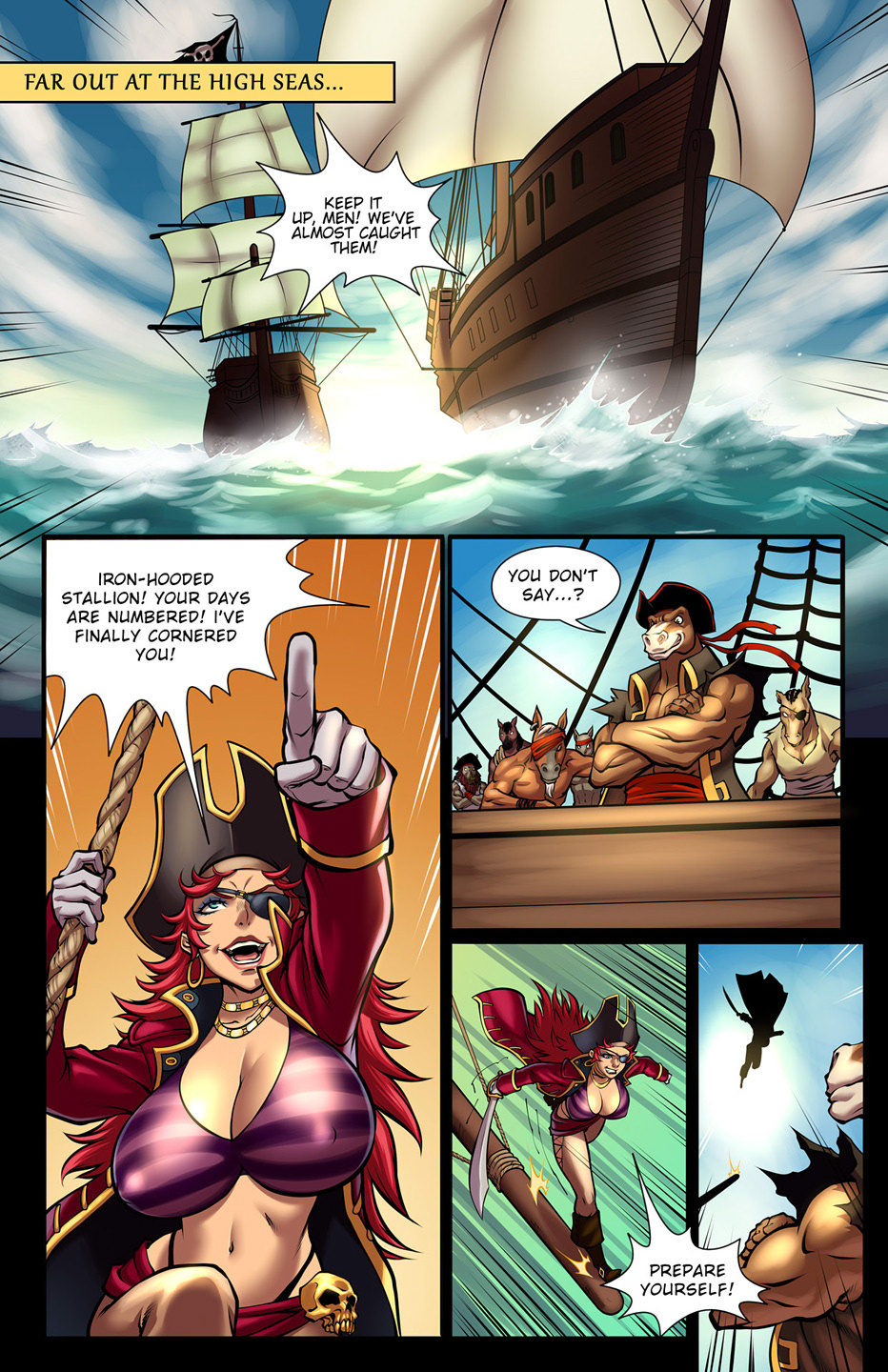 Comic Cover for Tales of BalRana - Crossed and Boned
