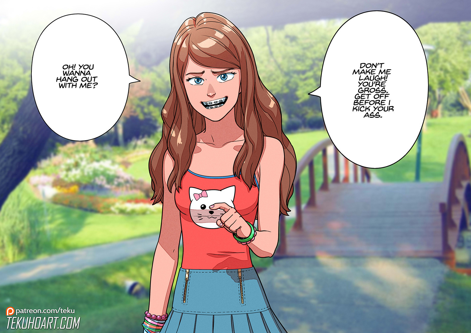 Comic Cover for Tammy in the park