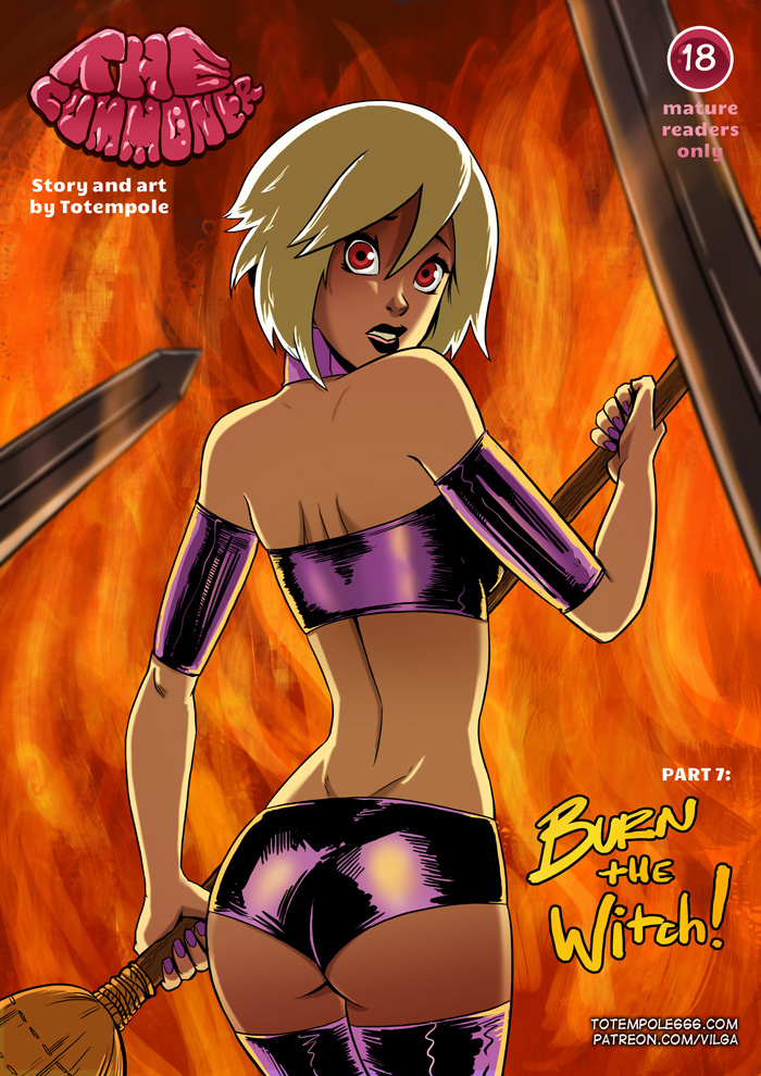 Comic Cover for The Cummoner 07: Burn the Witch!