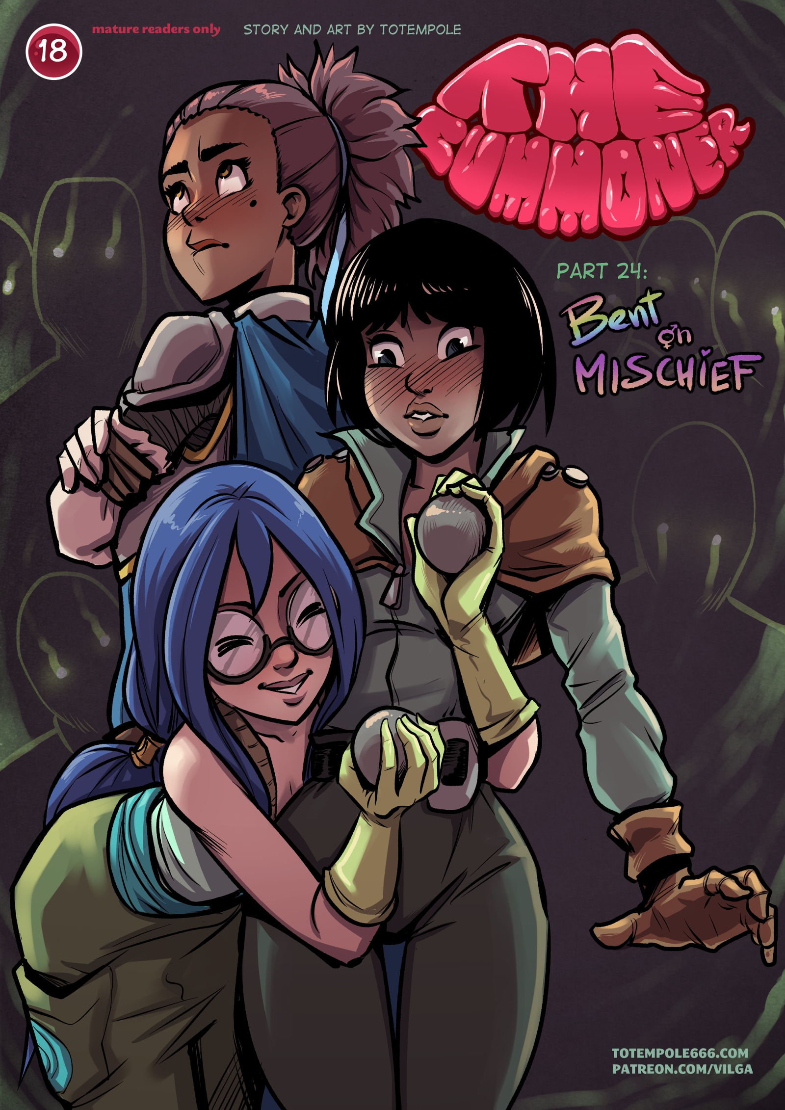 Comic Cover for The Cummoner 24: Bent on Mischief
