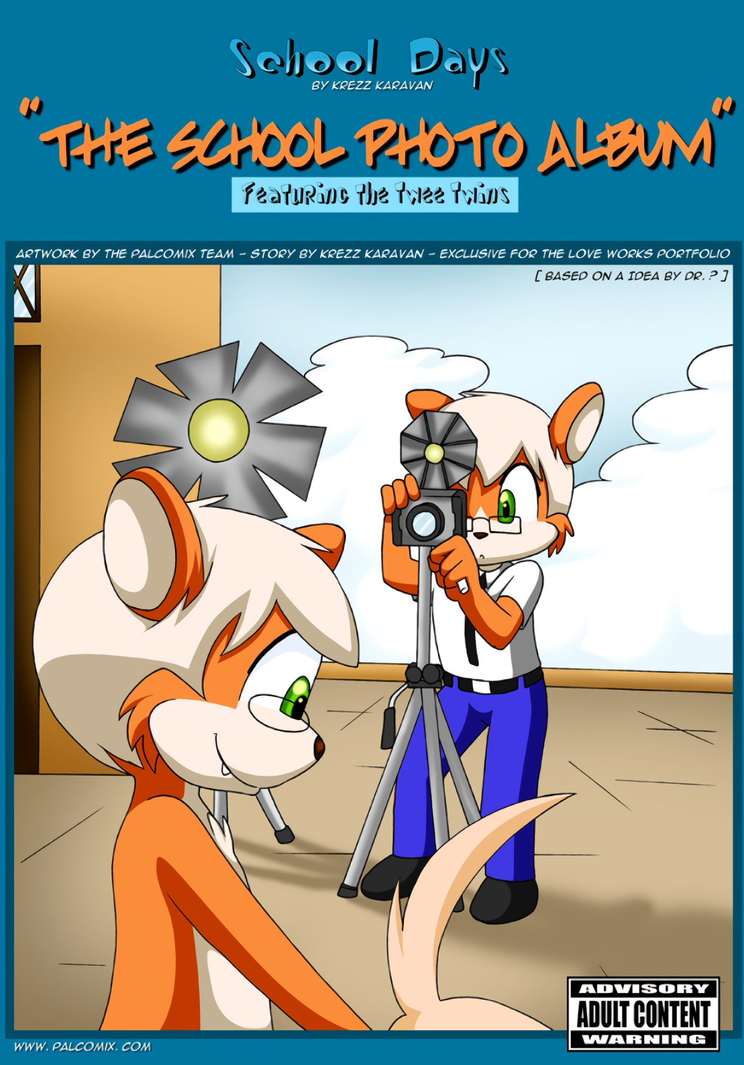 Comic Cover for The School Photo Album