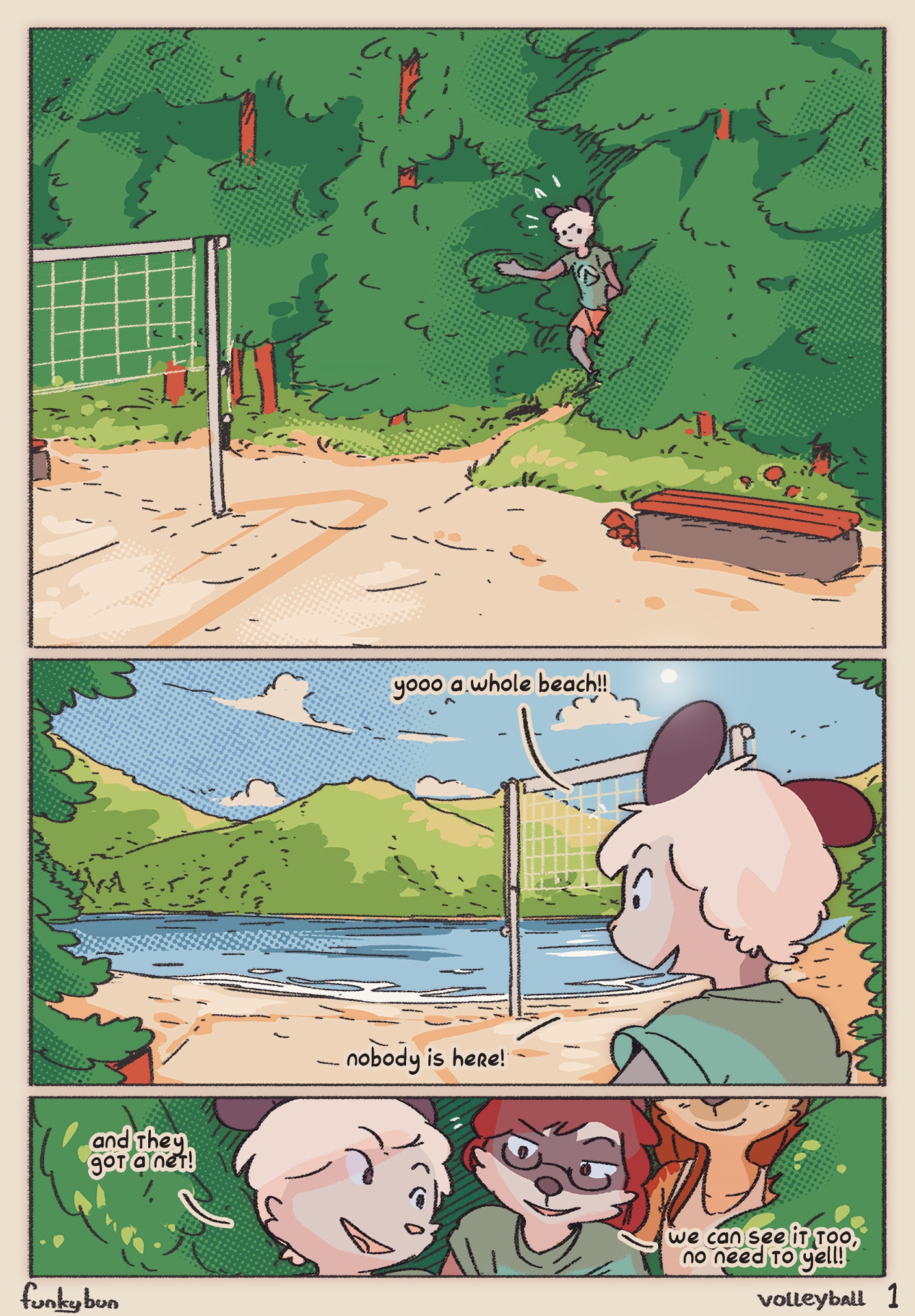 Comic Cover for Volleyball