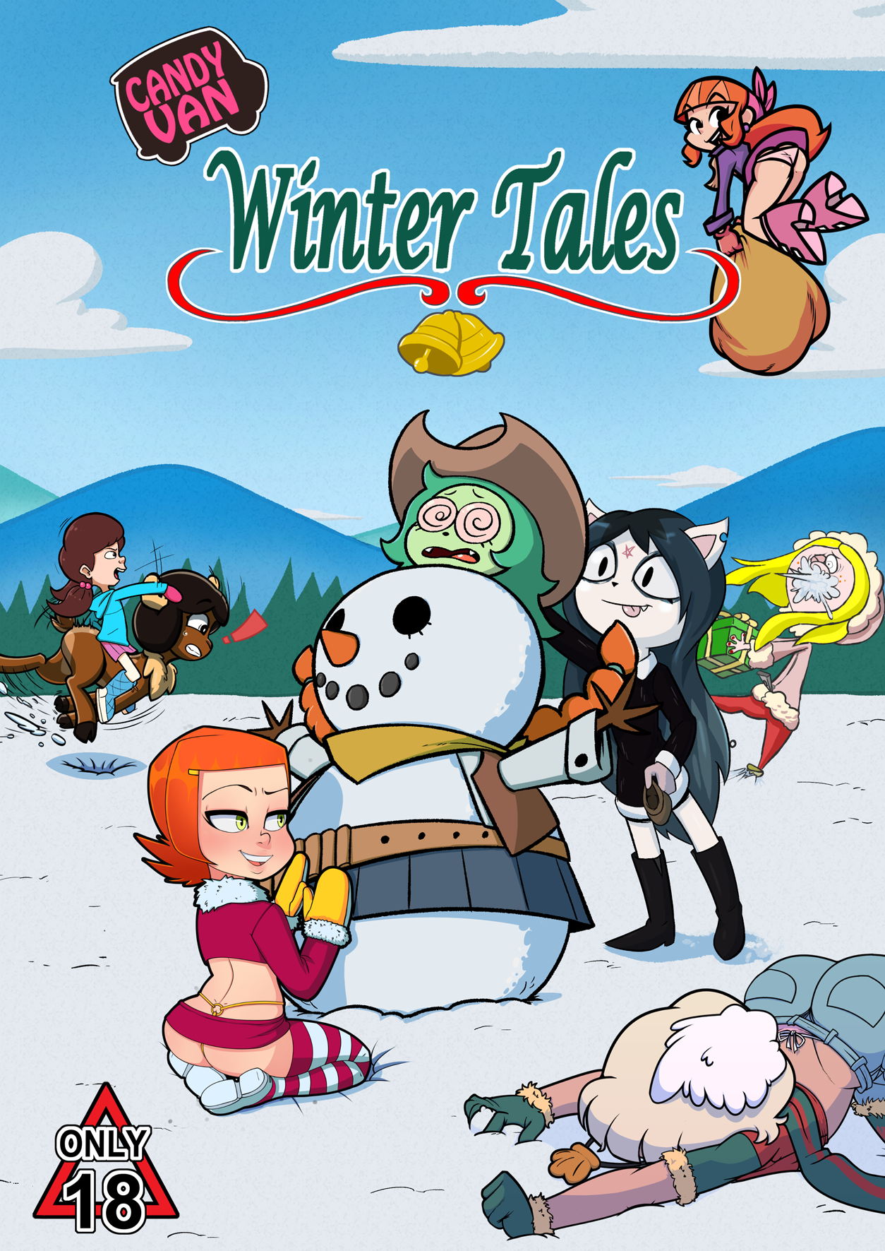 Comic Cover for Winter Tales