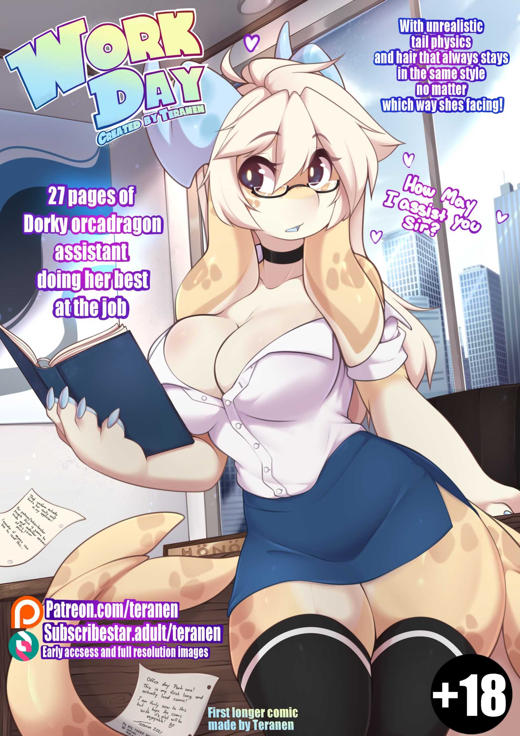 Comic Cover for Work Day